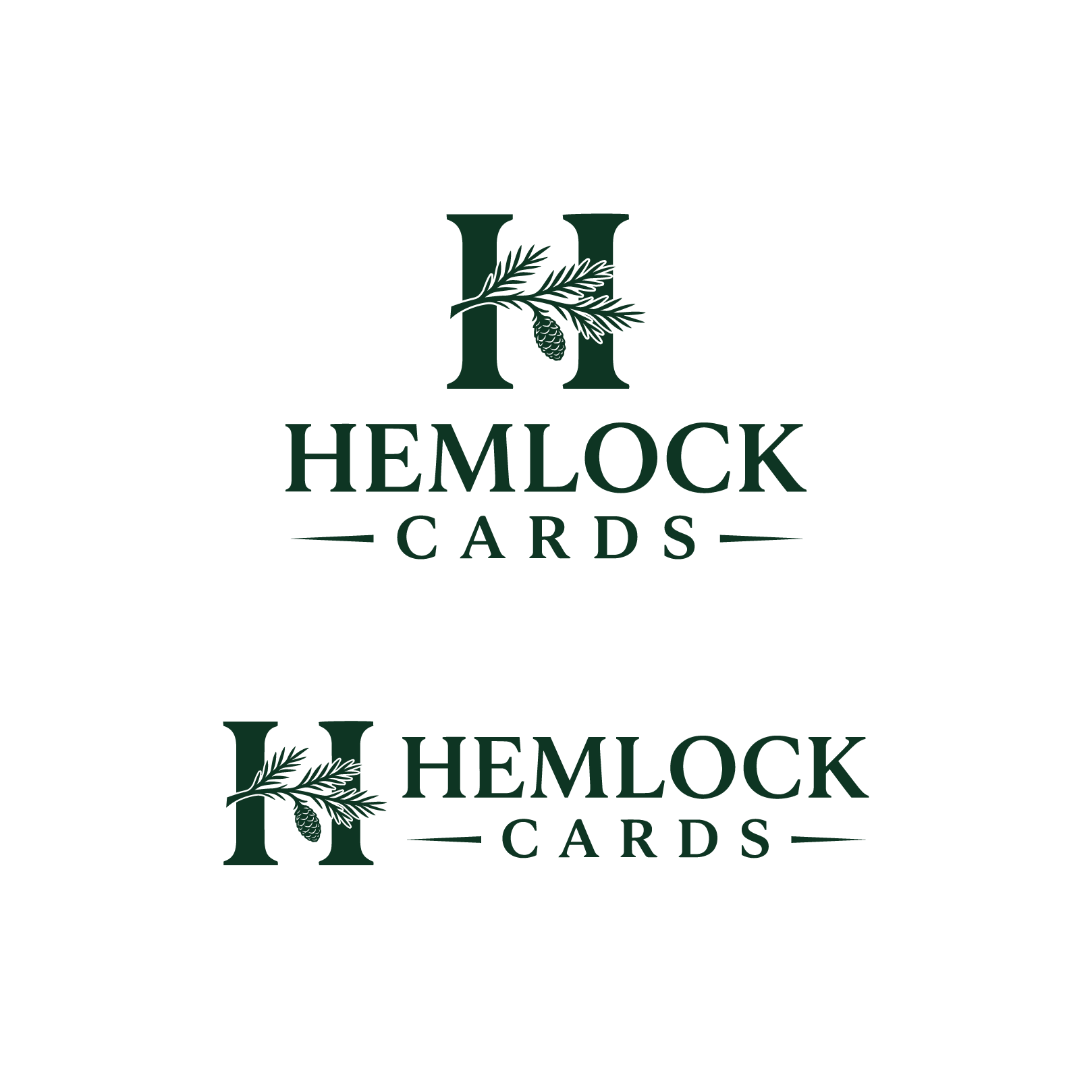 Logo Design by Blesign for Hemlock Cards | Design #37767719