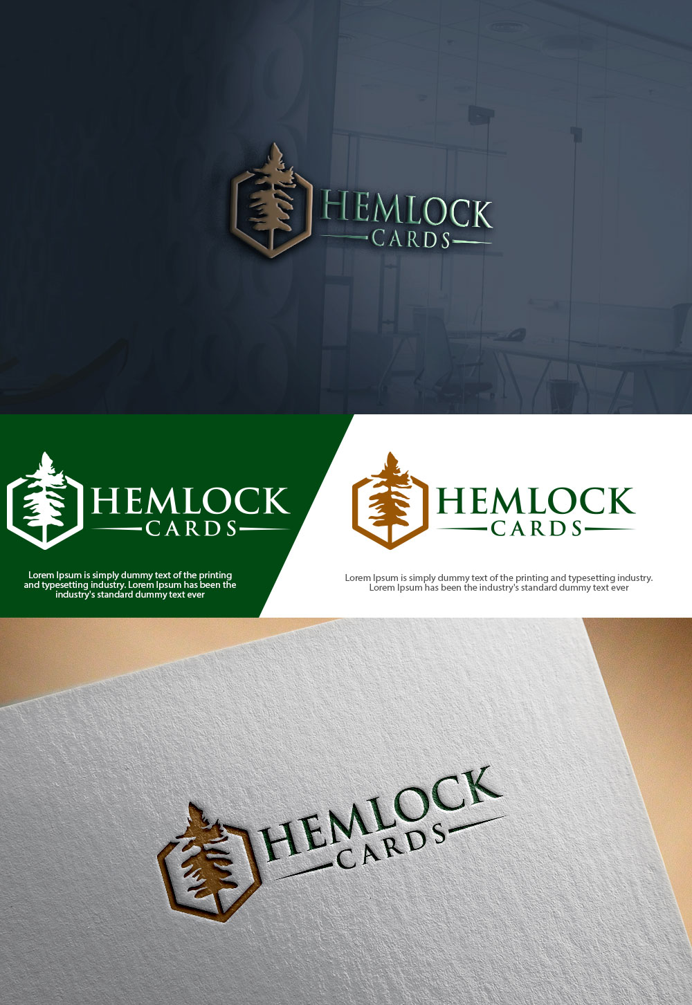 Logo Design by sulemani   creation for Hemlock Cards | Design #37768115