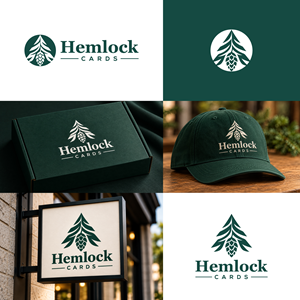 Logo Design by A K A S H for Hemlock Cards | Design: #37765784