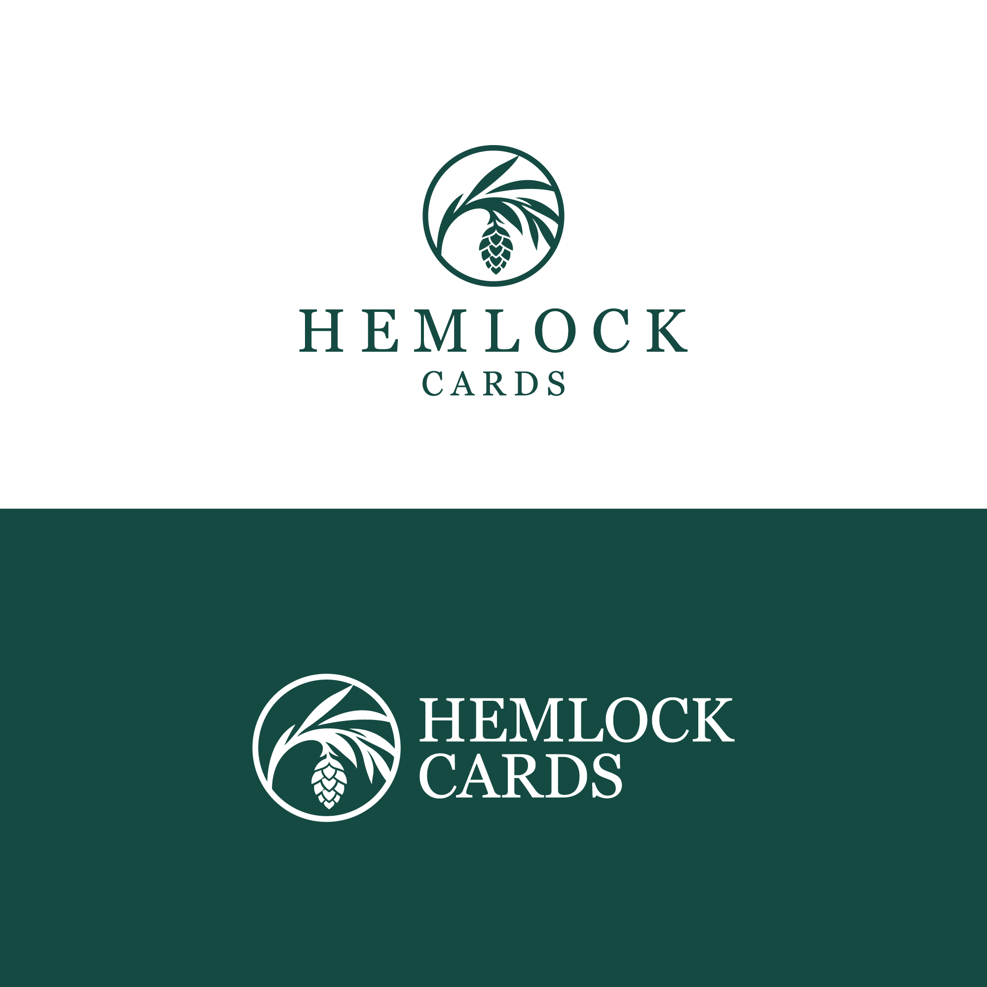 Logo Design by A K A S H for Hemlock Cards | Design #37765900