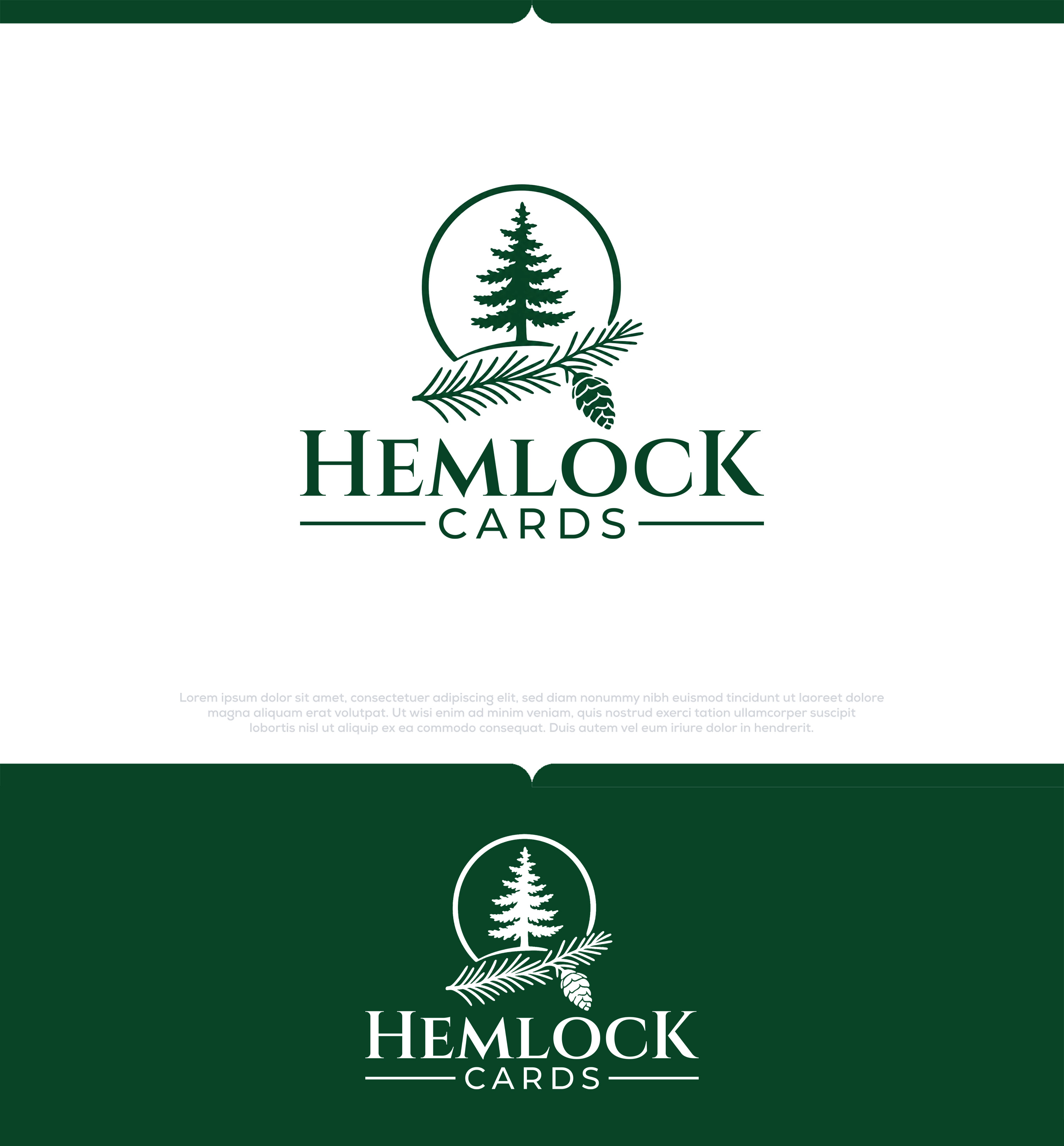 Logo Design by InkPilot_Studio™ for Hemlock Cards | Design #37767583