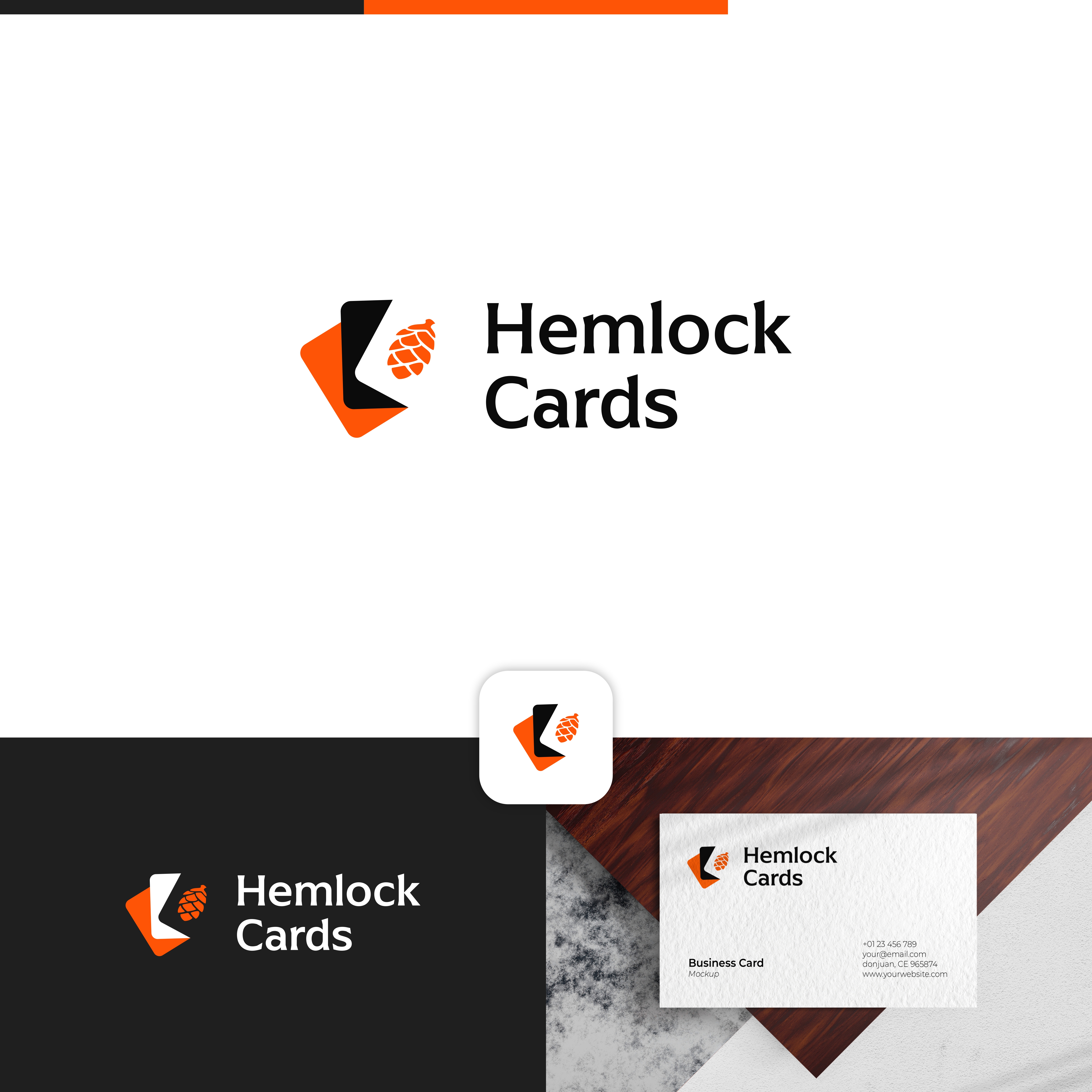 Logo Design by Dell_a.Design for Hemlock Cards | Design #37765065