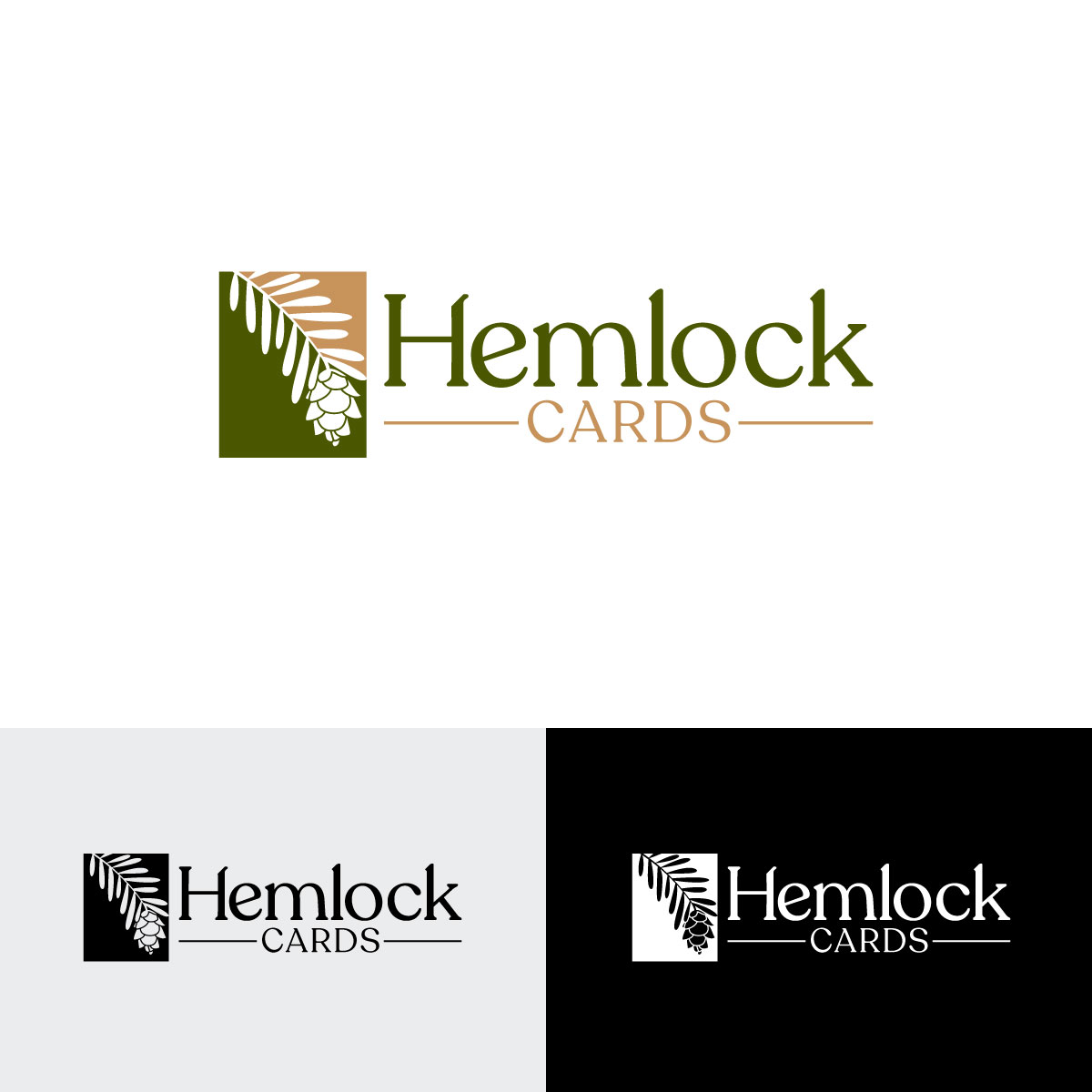 Logo Design by Signature Point for Hemlock Cards | Design #37765547