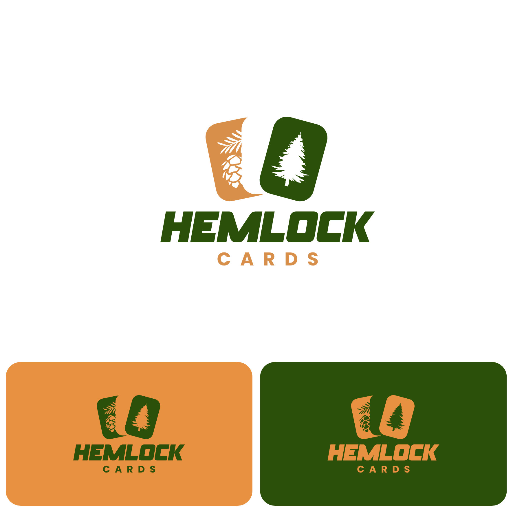 Logo Design by MasMasDesign for Hemlock Cards | Design #37765789