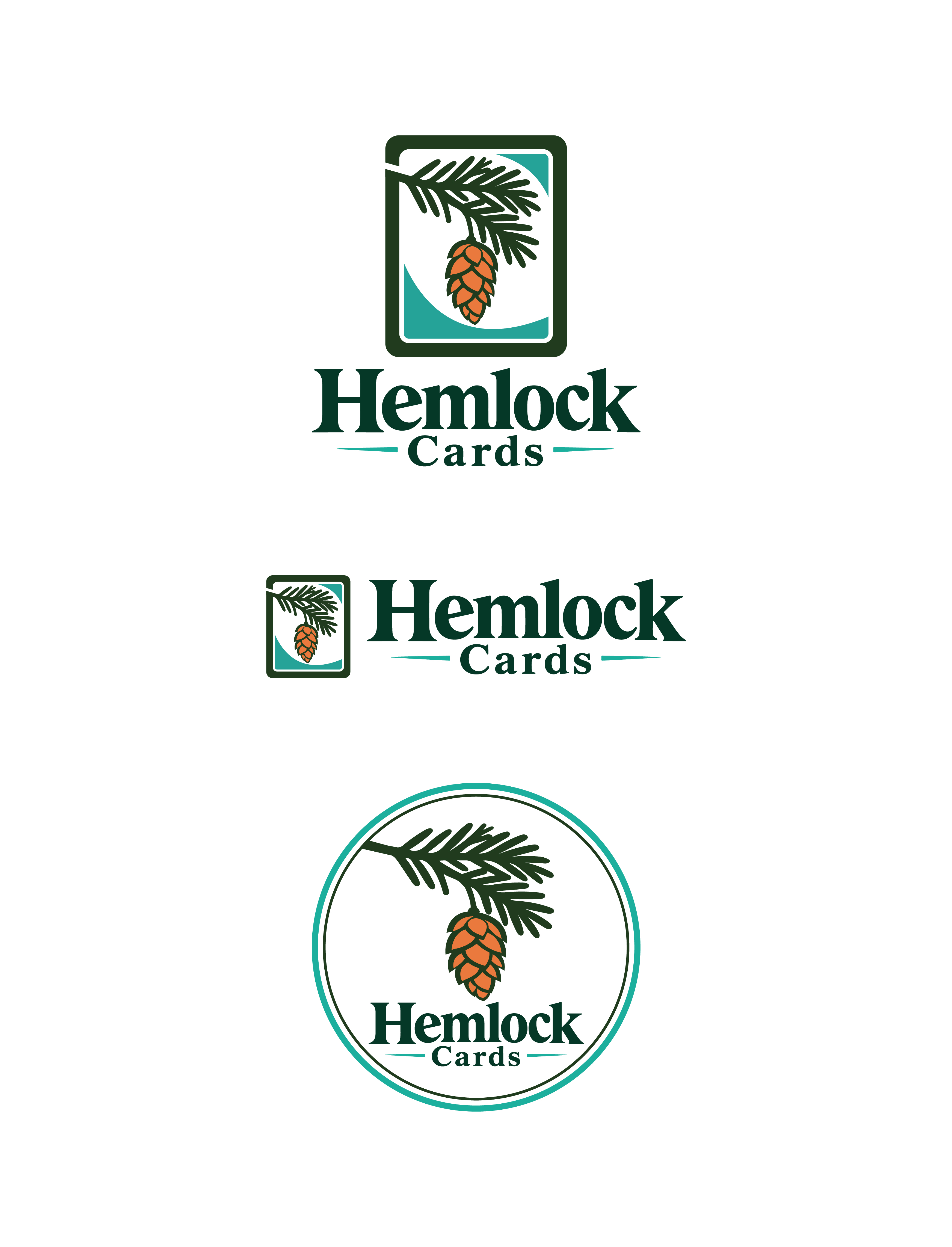 Logo Design by Logo Maker Zone for Hemlock Cards | Design #37766278