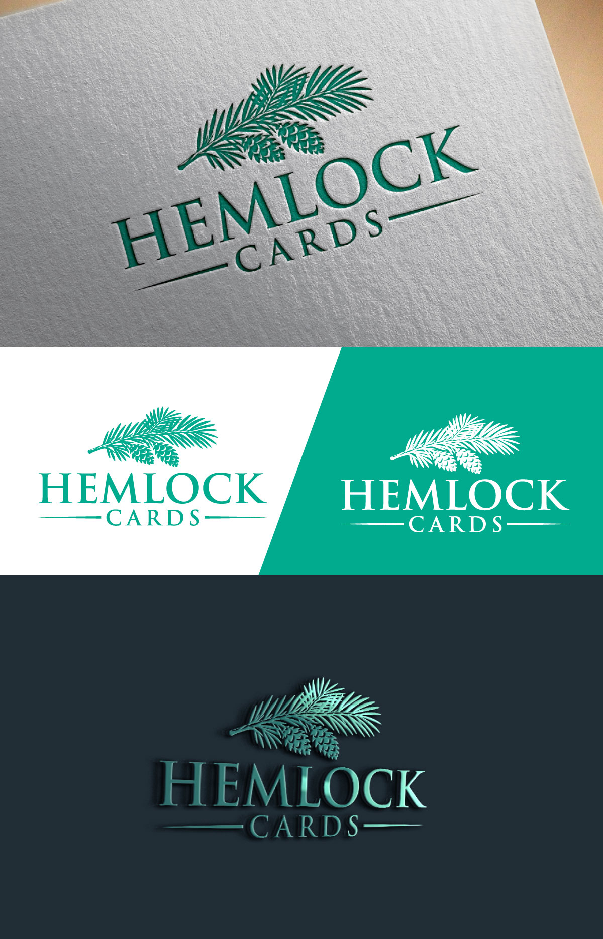 Logo Design by Alex75 for Hemlock Cards | Design #37765620