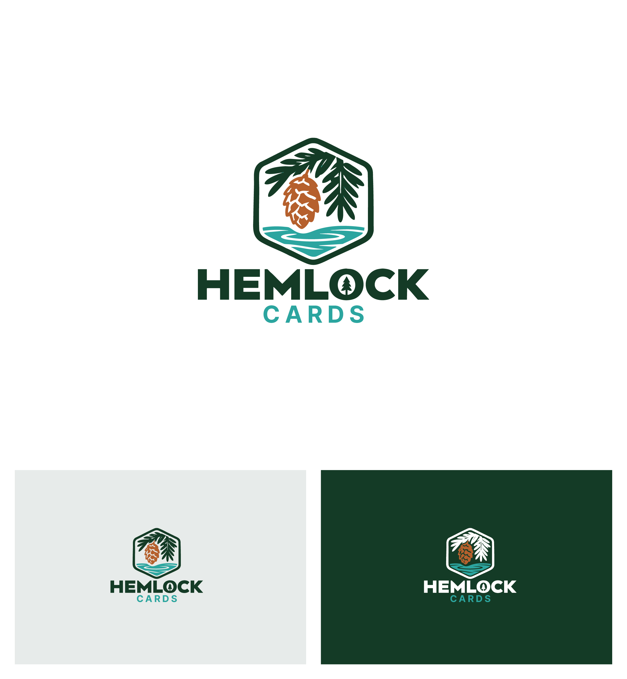 Logo Design by Afsana_Hoque for Hemlock Cards | Design #37766405