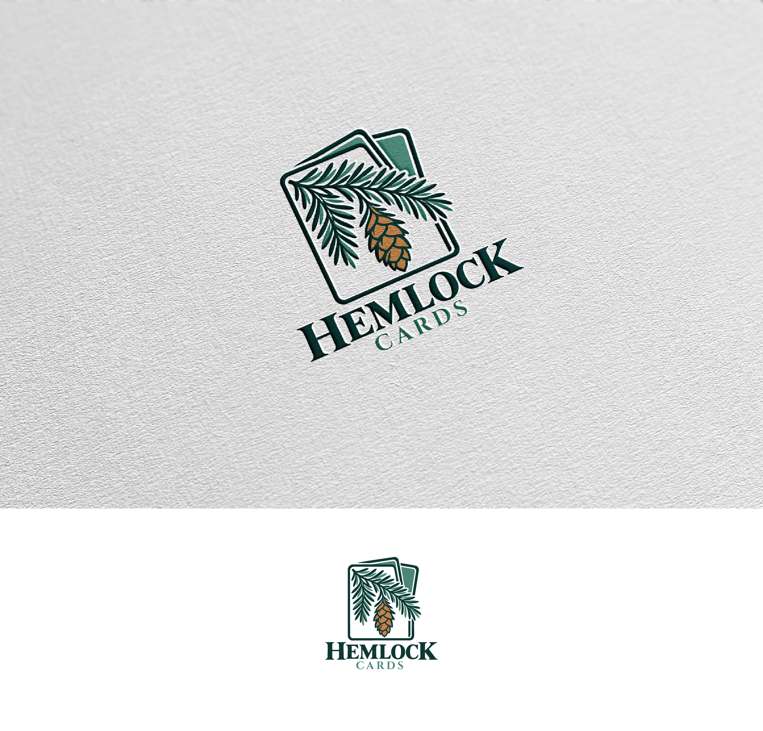 Logo Design by Afsana_Hoque for Hemlock Cards | Design #37766407