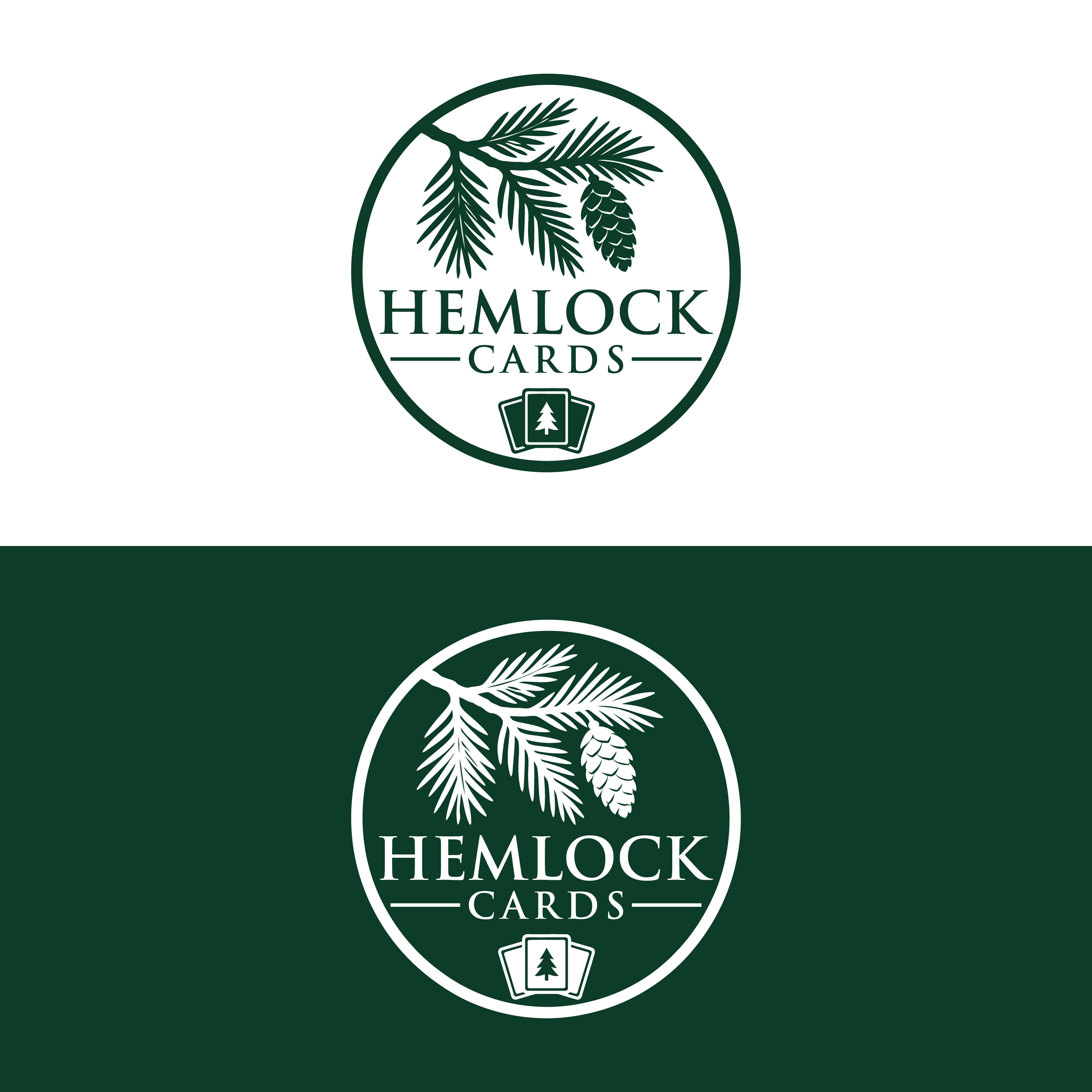 Logo Design by Jubaidur Creative Designer for Hemlock Cards | Design #37767817