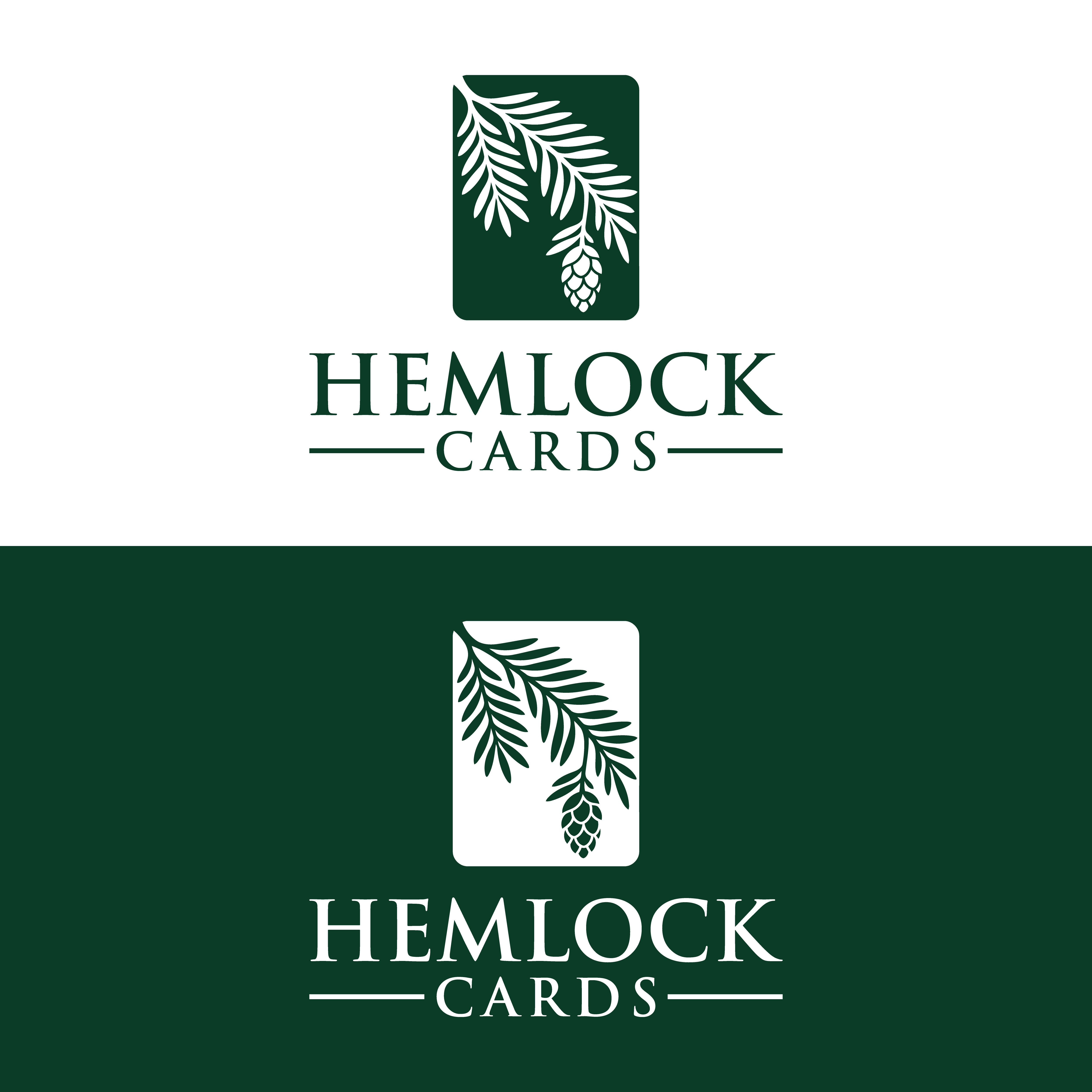 Logo Design by Jubaidur Creative Designer for Hemlock Cards | Design #37767818