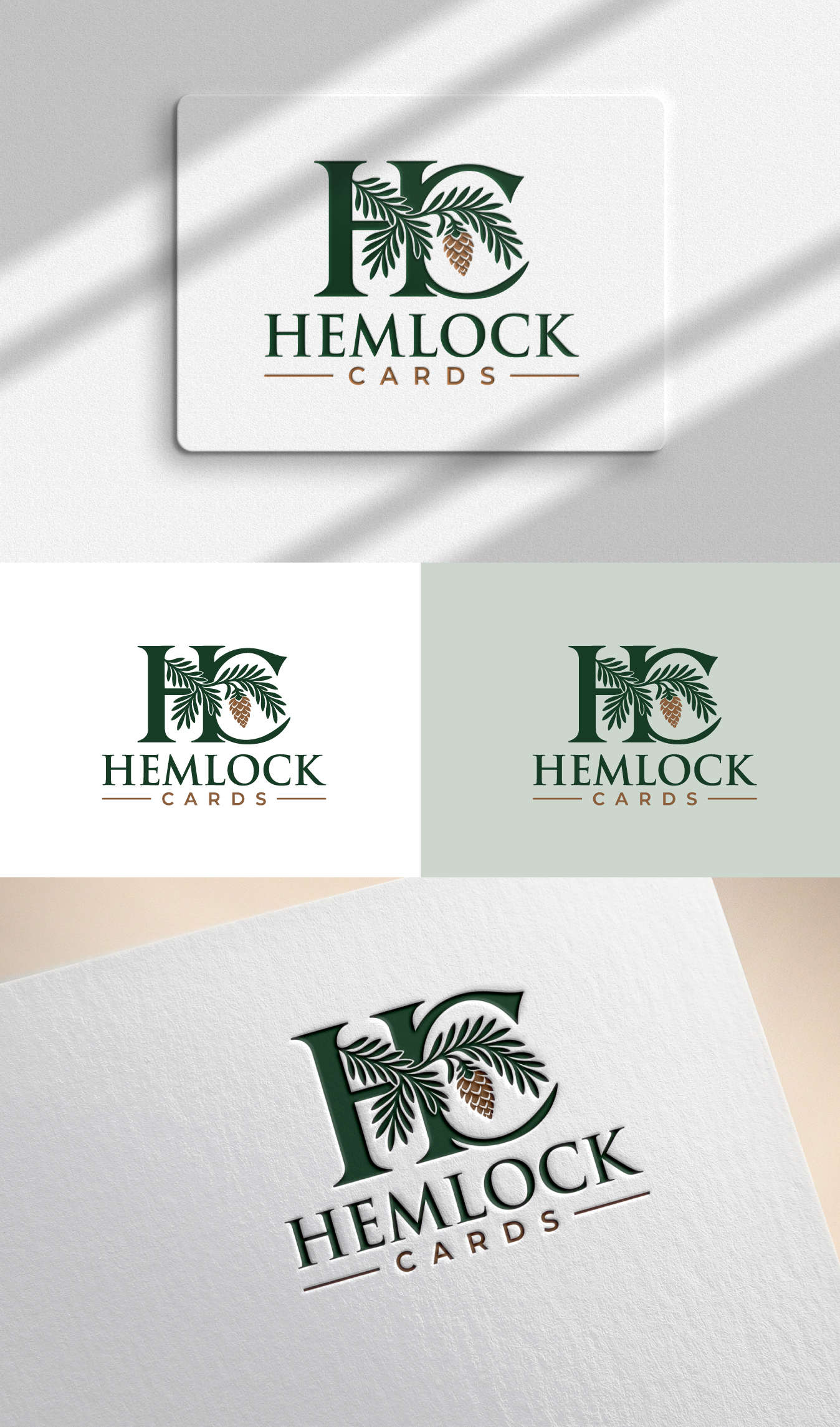Logo Design by Oliver_Design for Hemlock Cards | Design #37767328