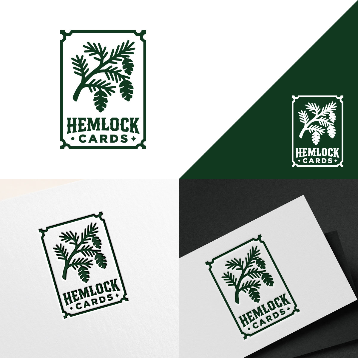 Logo Design by Virtuoso_designs for Hemlock Cards | Design #37764790