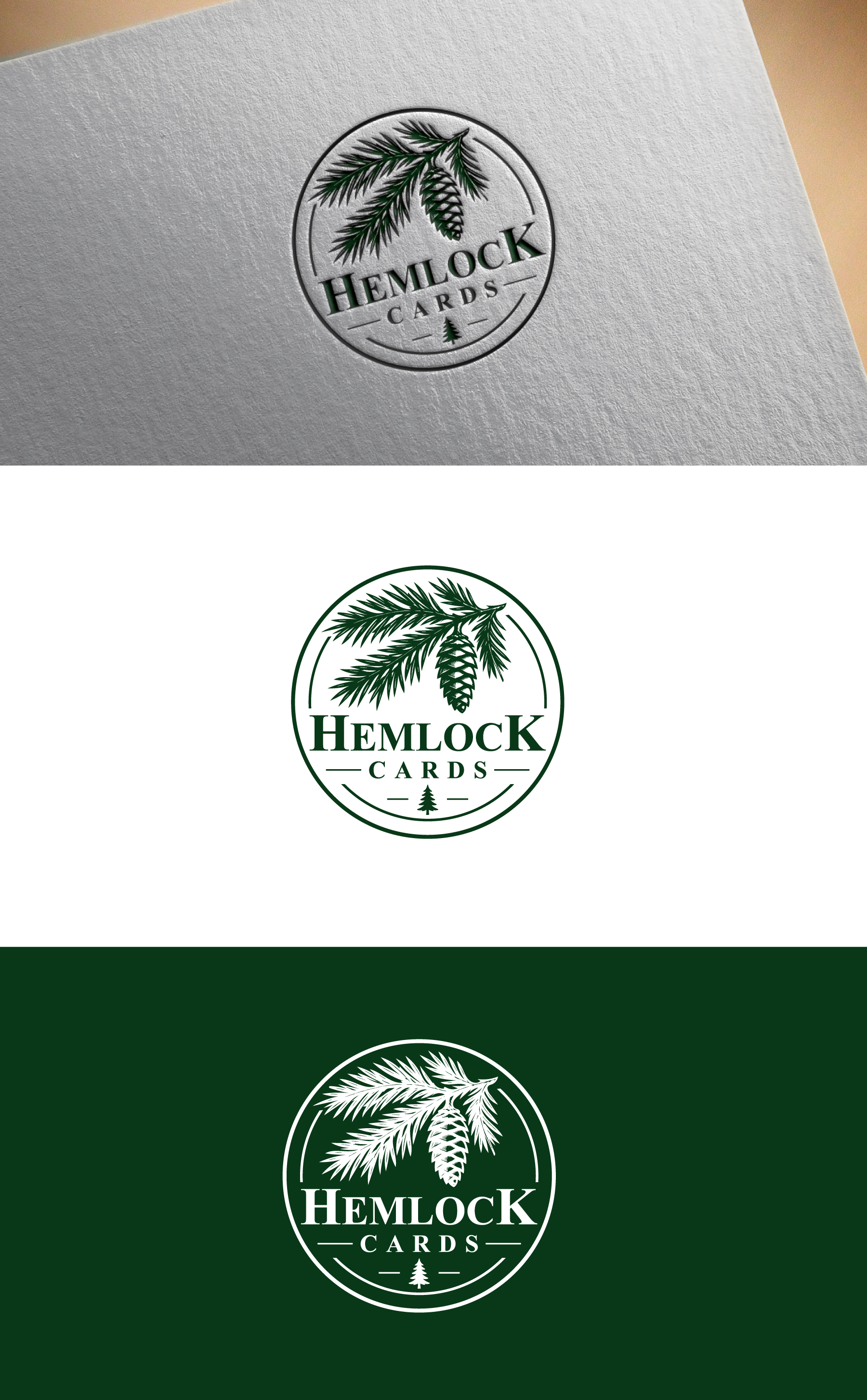 Logo Design by Amelia_Anderson for Hemlock Cards | Design #37770957