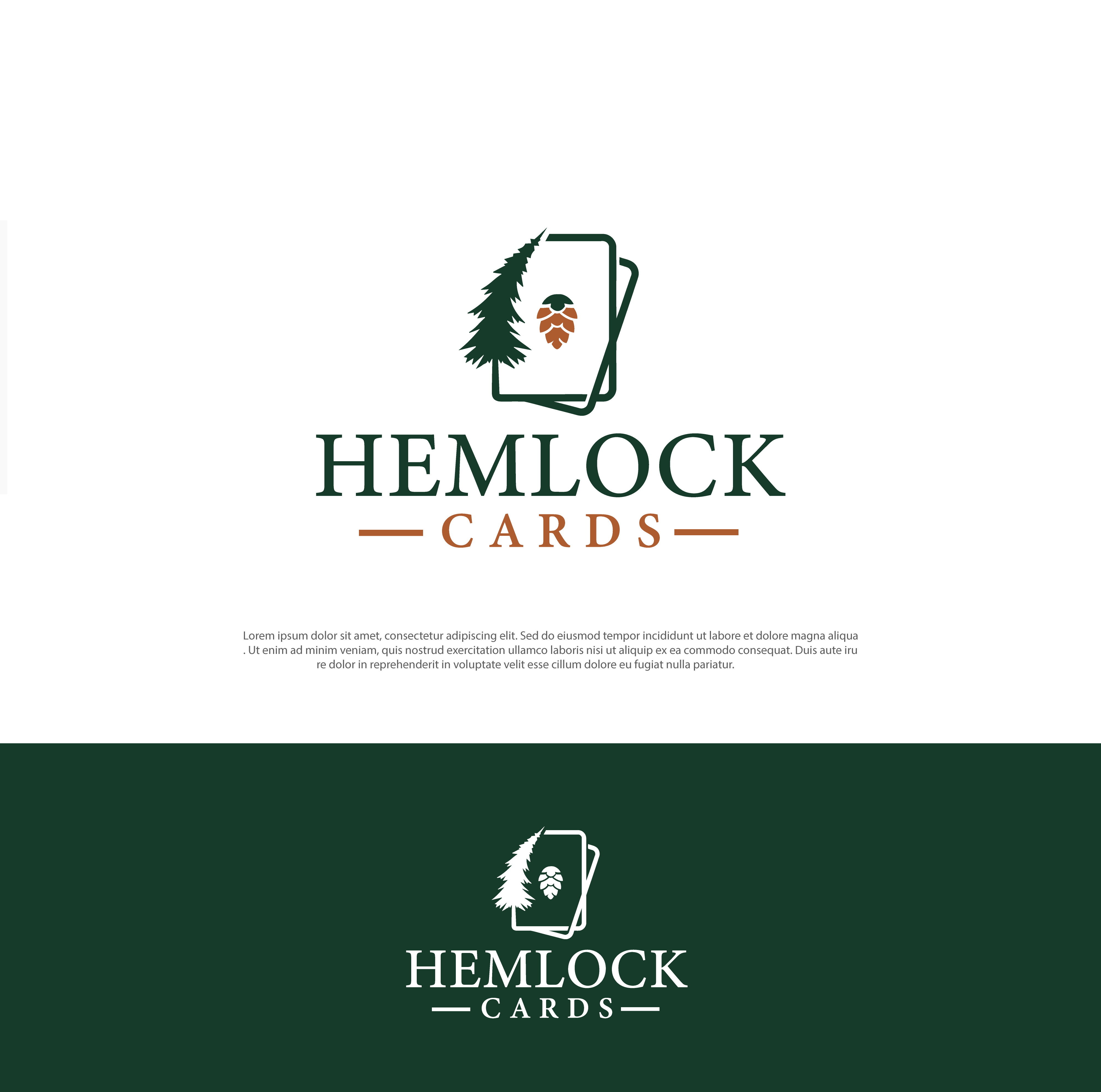 Logo Design by GRx 19 for Hemlock Cards | Design #37766473