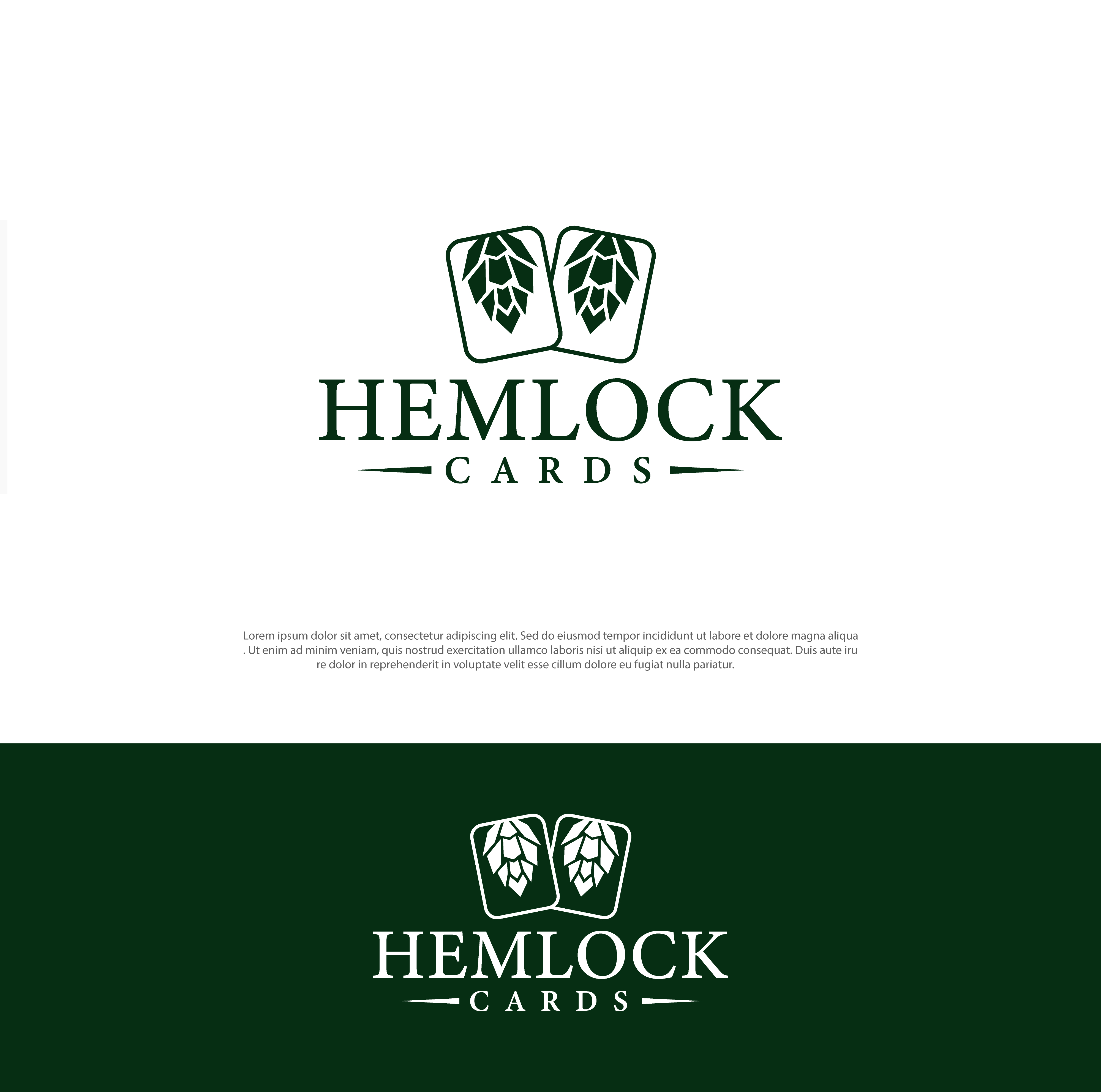 Logo Design by GRx 19 for Hemlock Cards | Design #37766474
