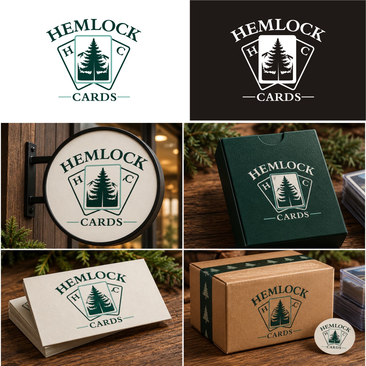 Logo Design by N83touchthesky for Hemlock Cards | Design #37766097