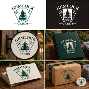 Logo Design by N83touchthesky for Hemlock Cards | Design: #37766097