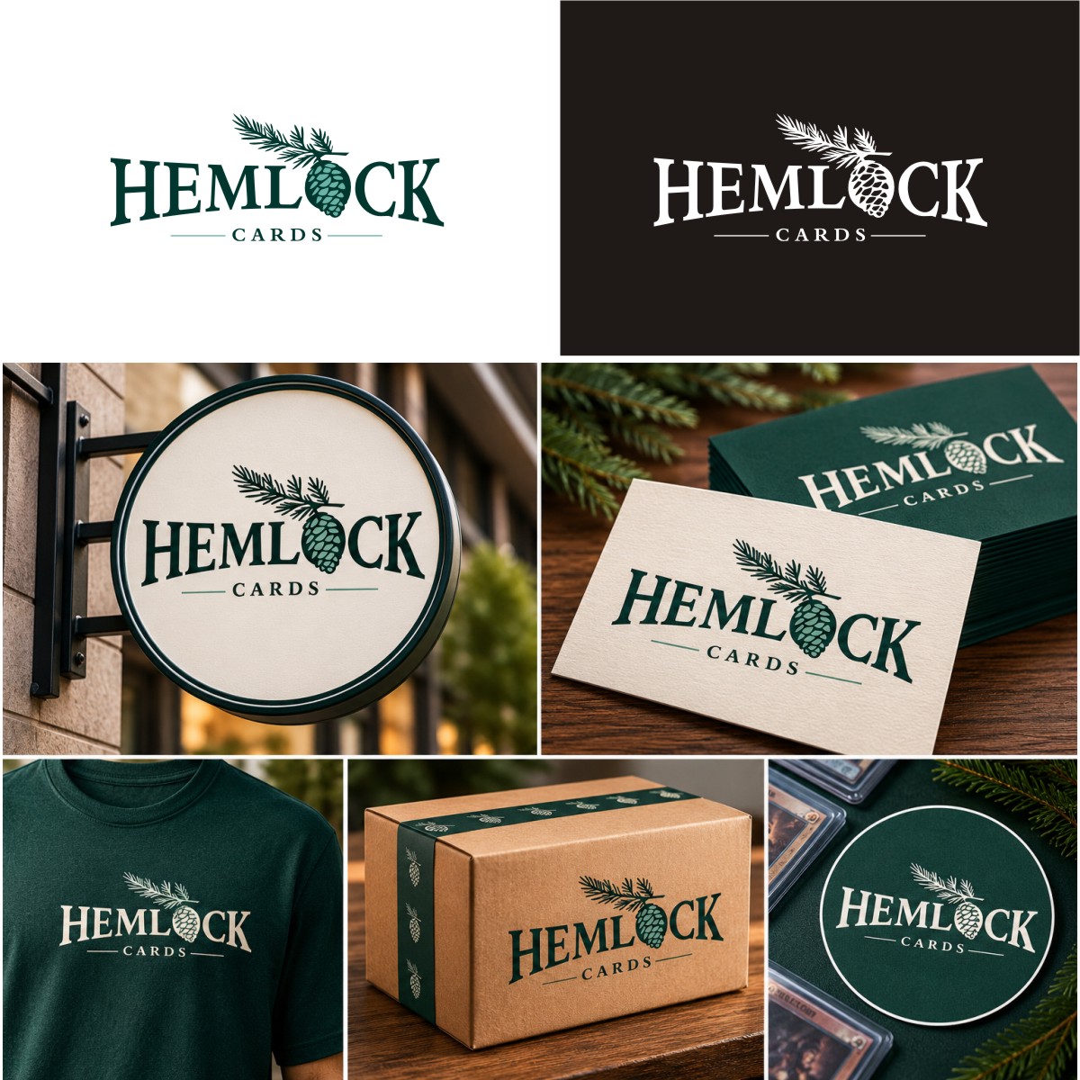 Logo Design by N83touchthesky for Hemlock Cards | Design #37766100