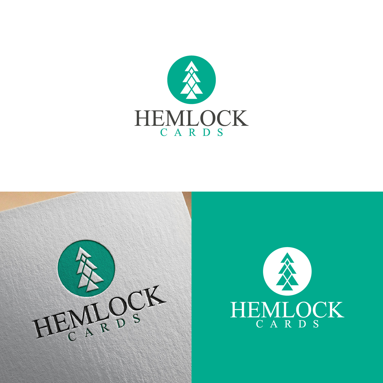 Logo Design by 4tech services for Hemlock Cards | Design #37766762