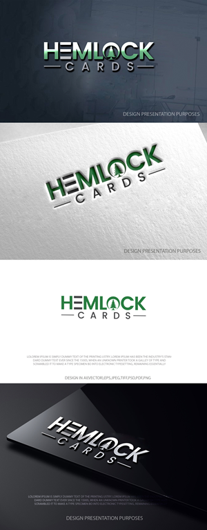 Design de Logo par zebronicgraphic pour Hemlock Cards | Design : #37766376