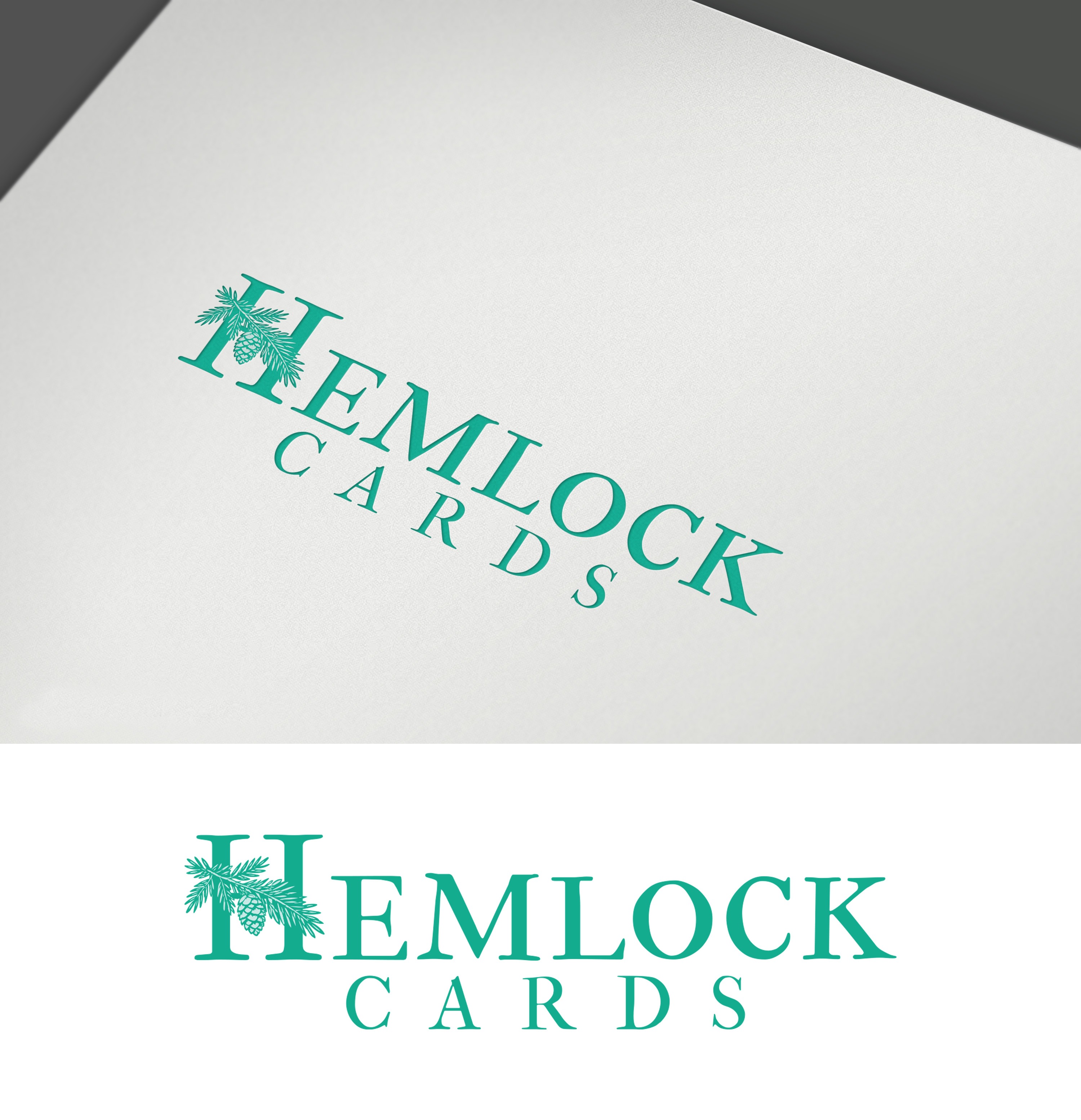 Logo Design by Impressive Designs for Hemlock Cards | Design #37765529