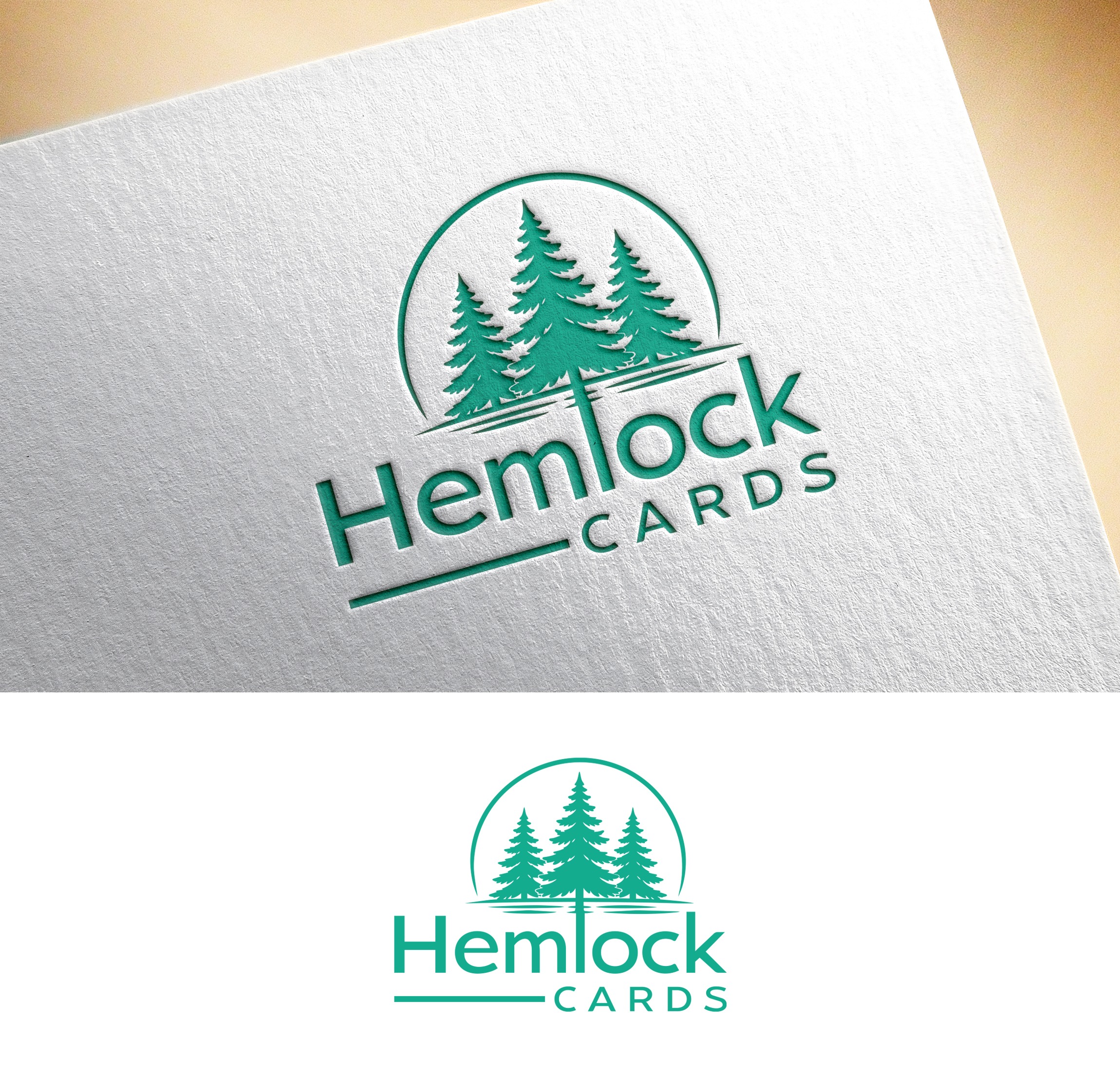 Logo Design by Impressive Designs for Hemlock Cards | Design #37765530