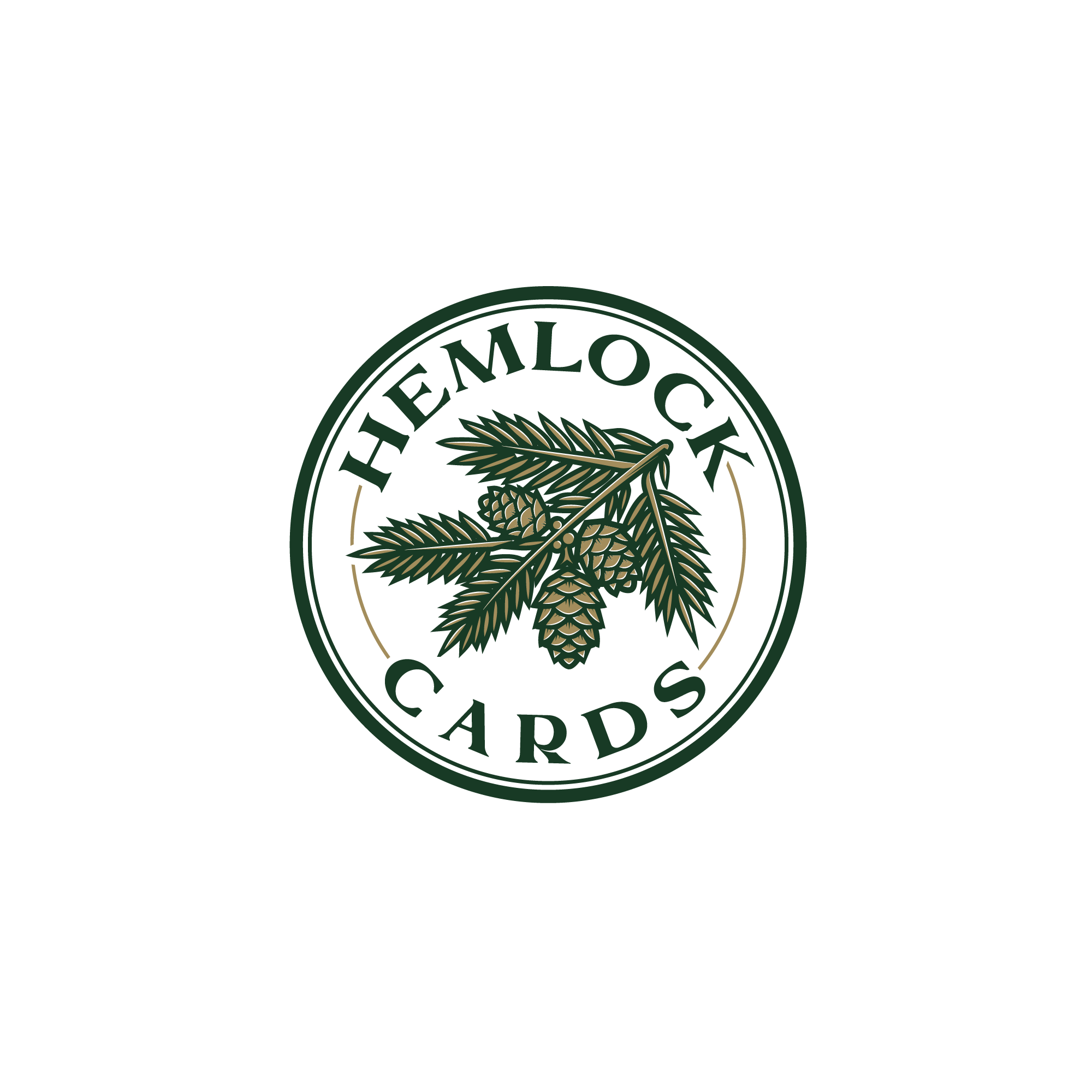 Logo Design by ares_h1 for Hemlock Cards | Design #37769909