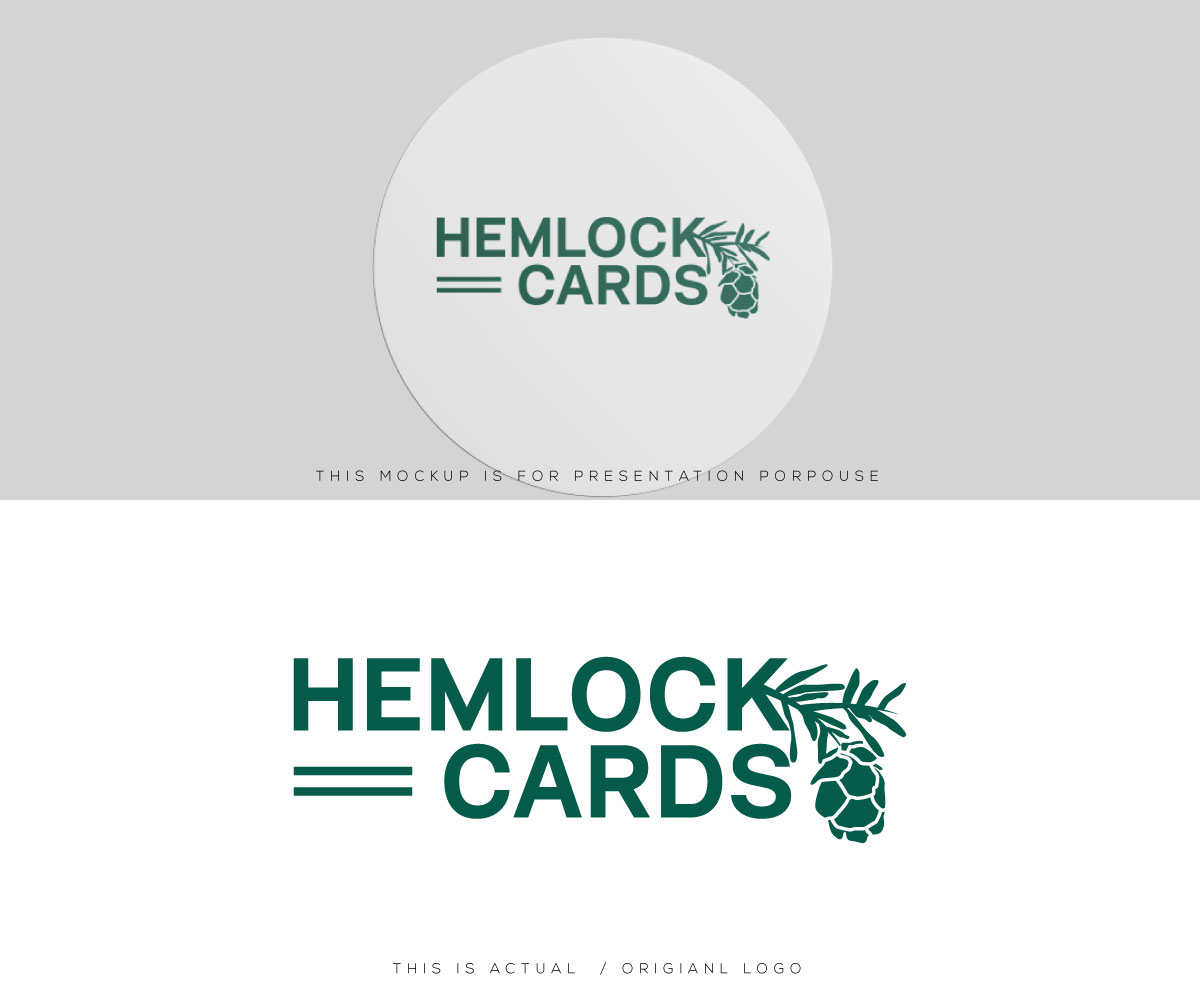Logo Design by Ansh Design for Hemlock Cards | Design #37765709
