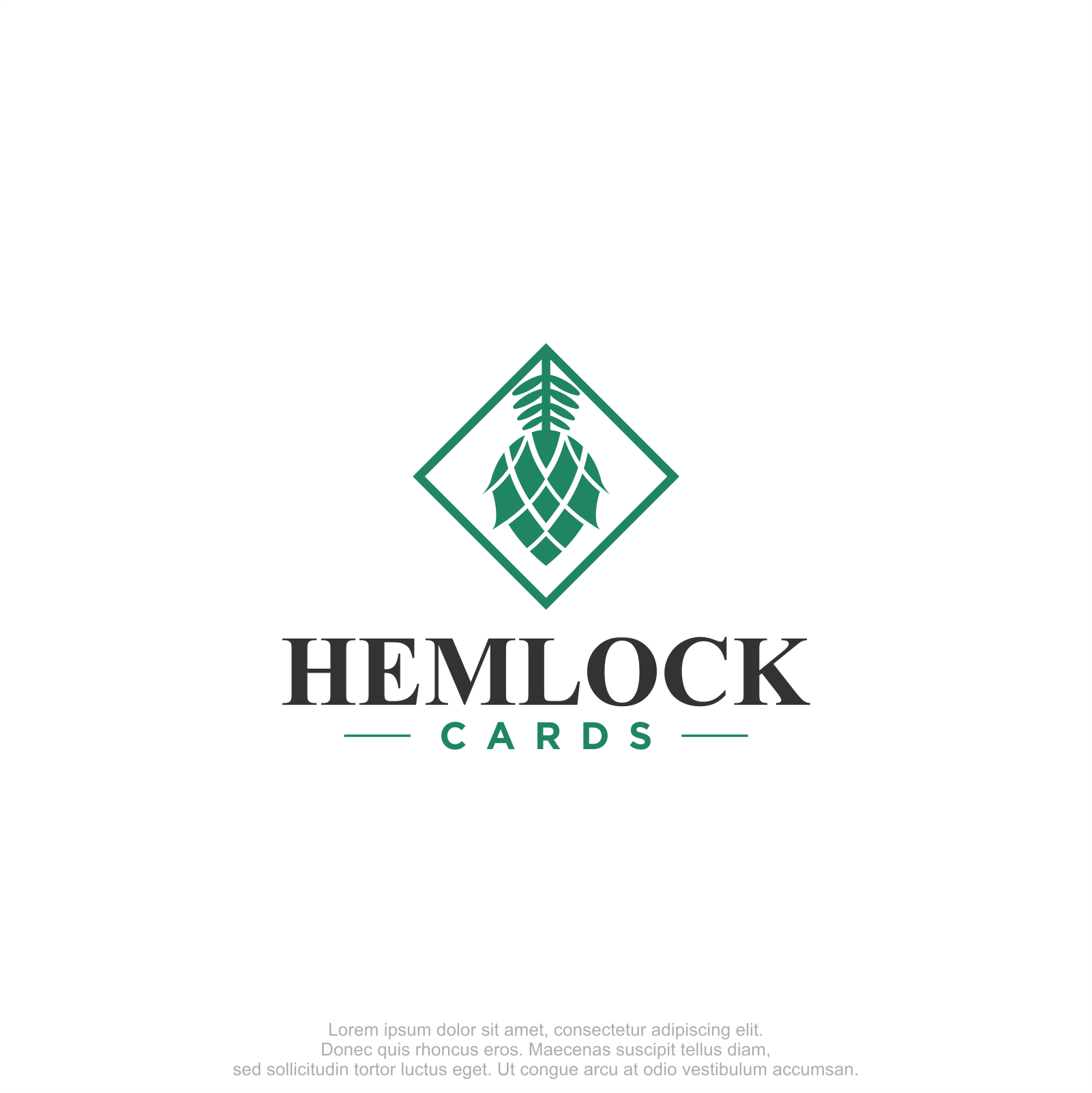 Logo Design by M.Syaiful Huda for Hemlock Cards | Design #37764622