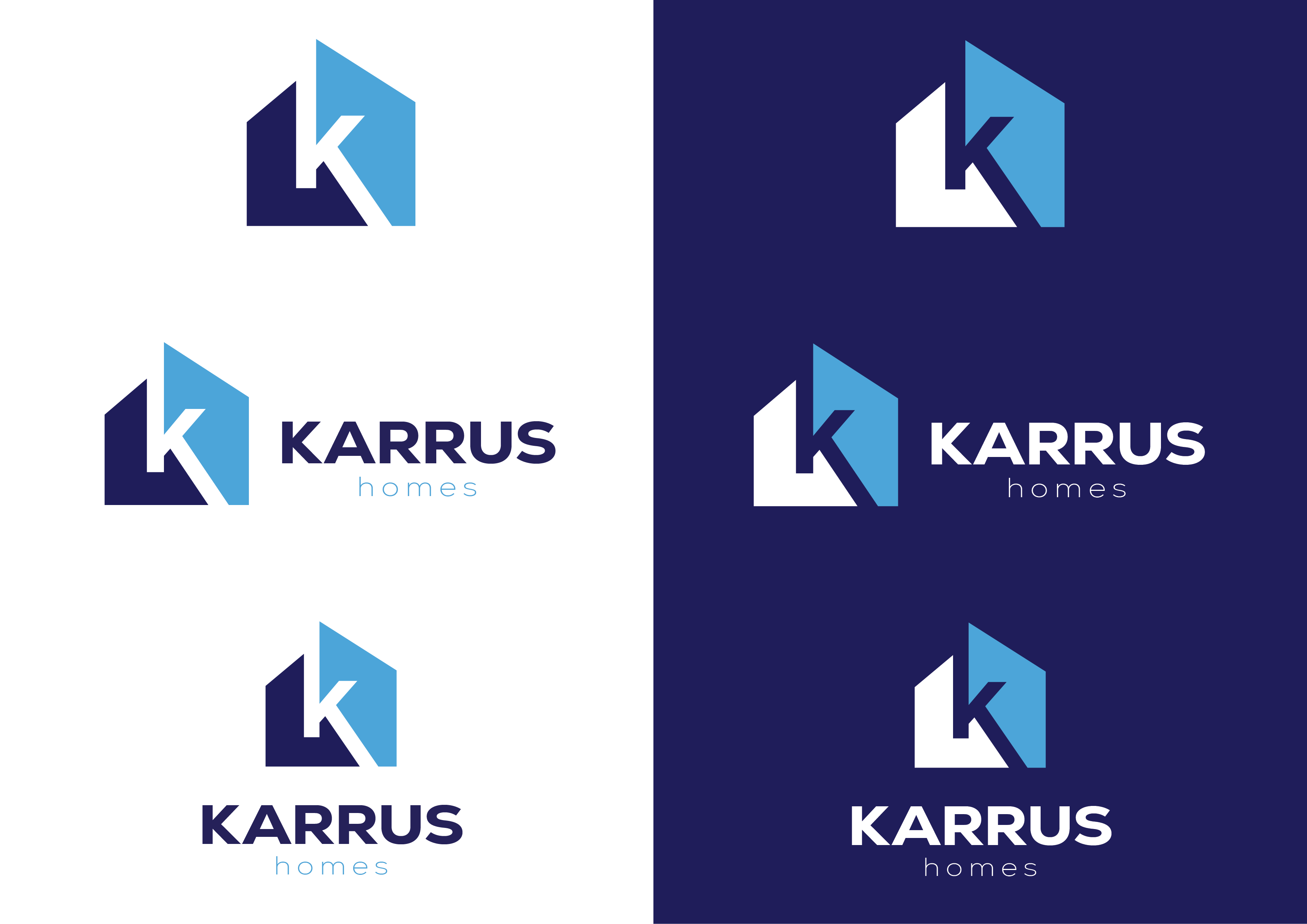 Logo Design by Eli Nelson for Karrus Homes | Design #37773710