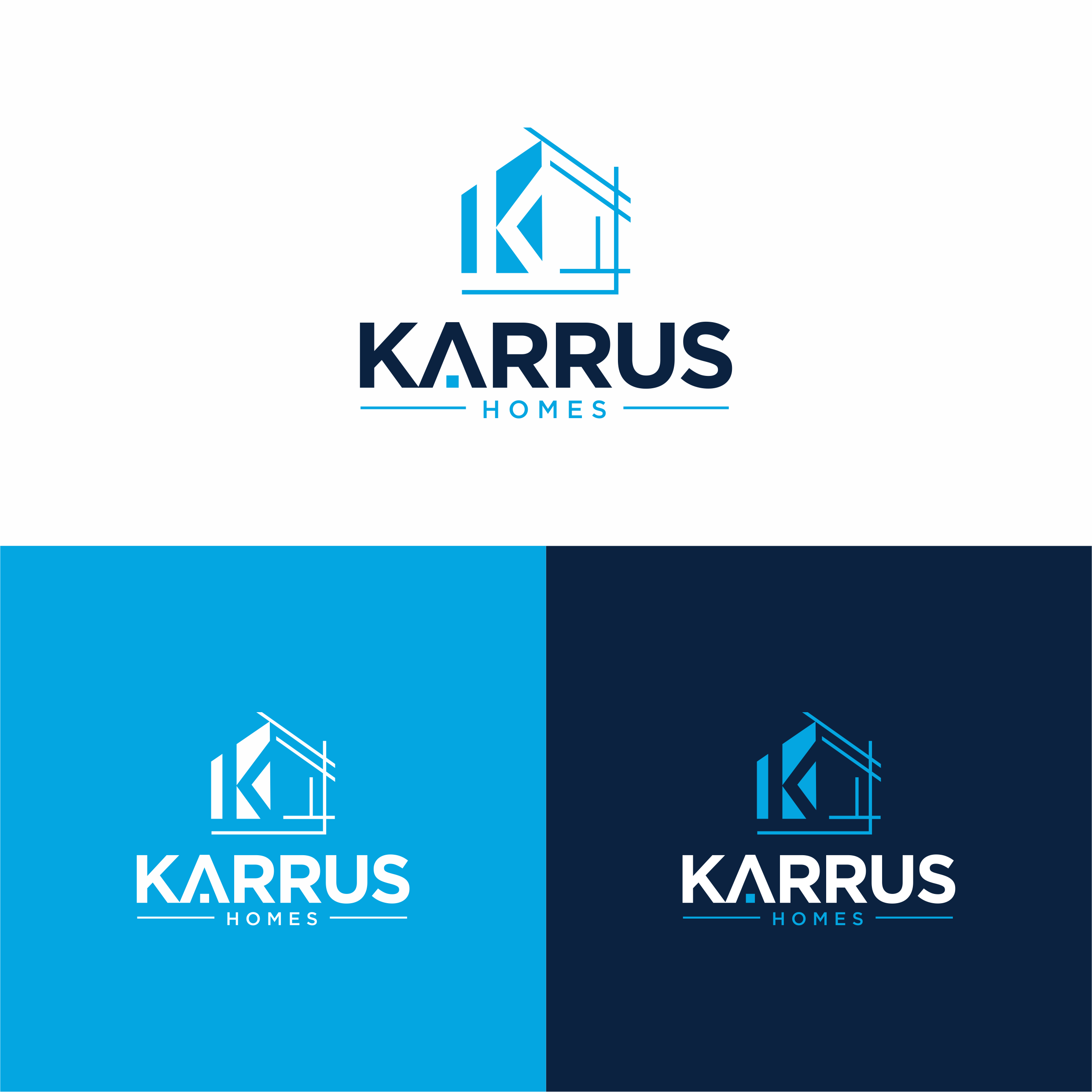 Logo Design by ndra for Karrus Homes | Design #37771177