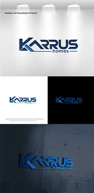 Logo Design by Pixel Signature for Karrus Homes | Design: #37769929