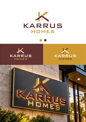 Logo Design by Rajneesha for Karrus Homes | Design: #37771849