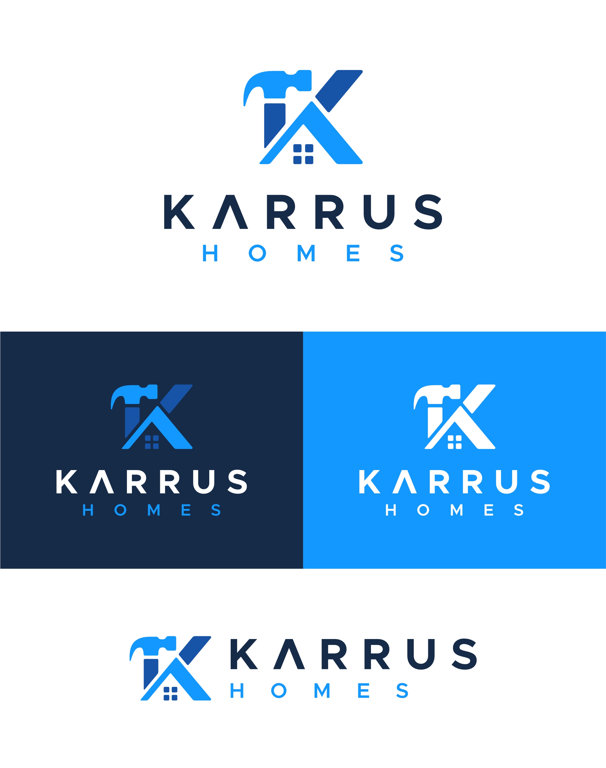 Logo Design by Noekha Studio for Karrus Homes | Design #37790589