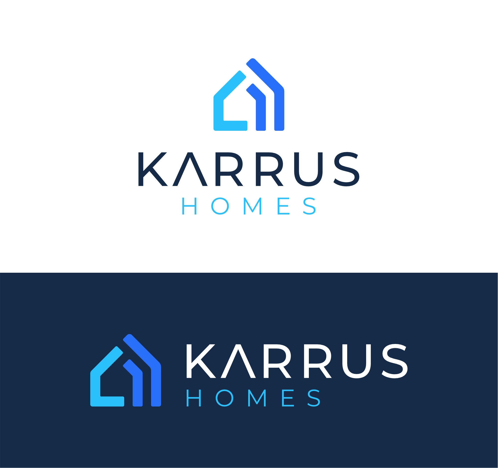 Logo Design by Noekha Studio for Karrus Homes | Design #37805062
