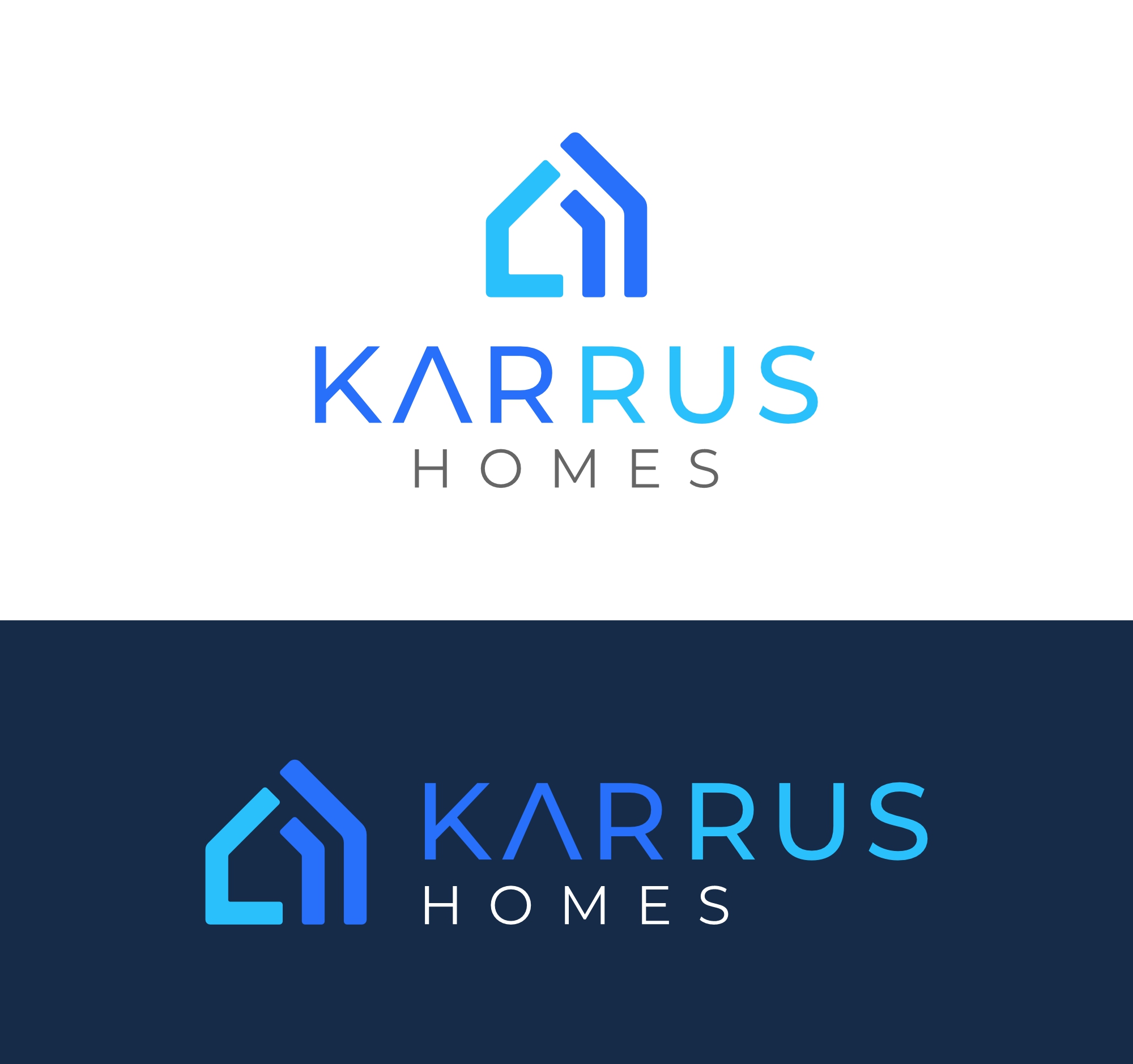 Logo Design by Noekha Studio for Karrus Homes | Design #37805063