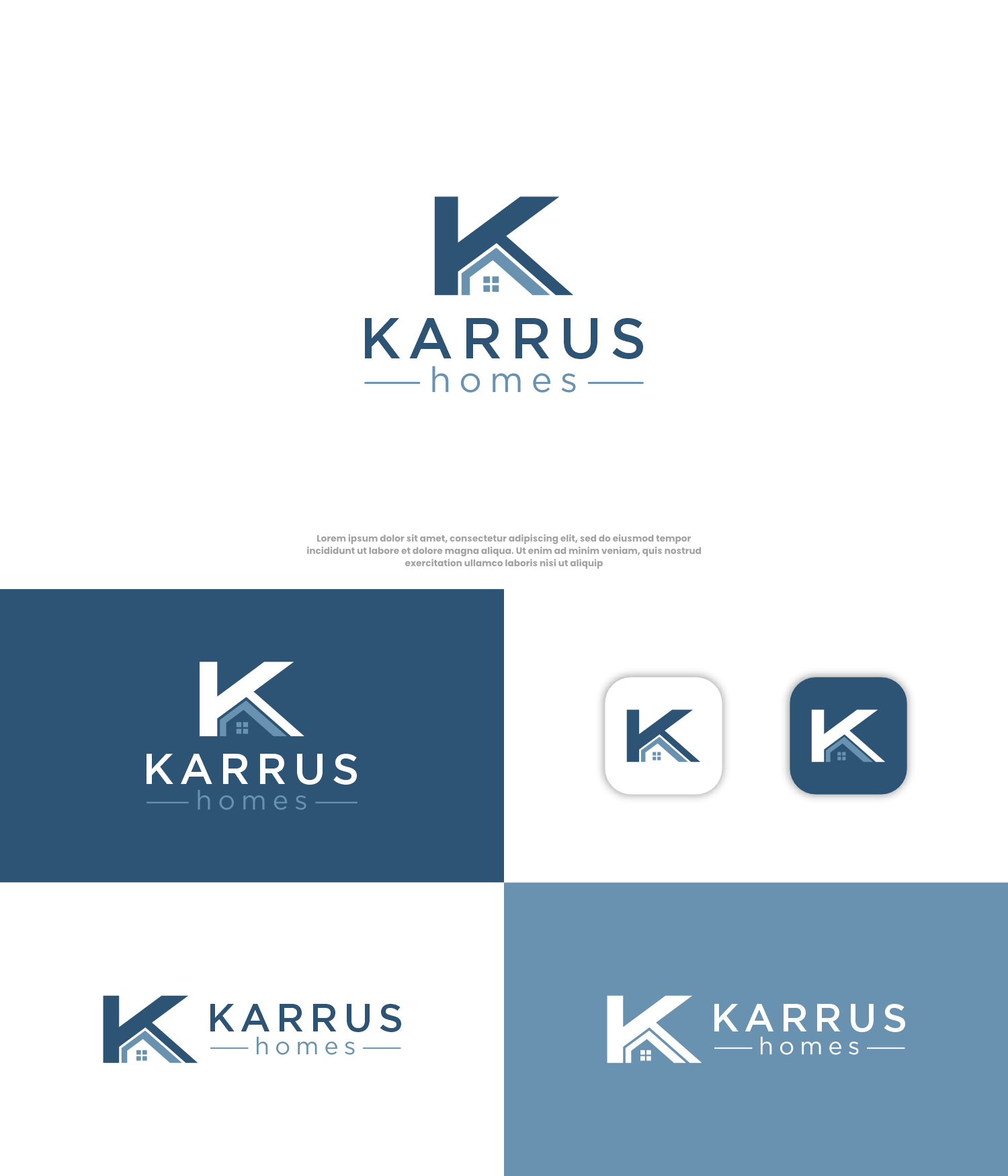 Logo Design by Milds for Karrus Homes | Design #37787224