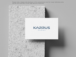 Logo Design by ZaynAdam for Karrus Homes | Design: #37772154