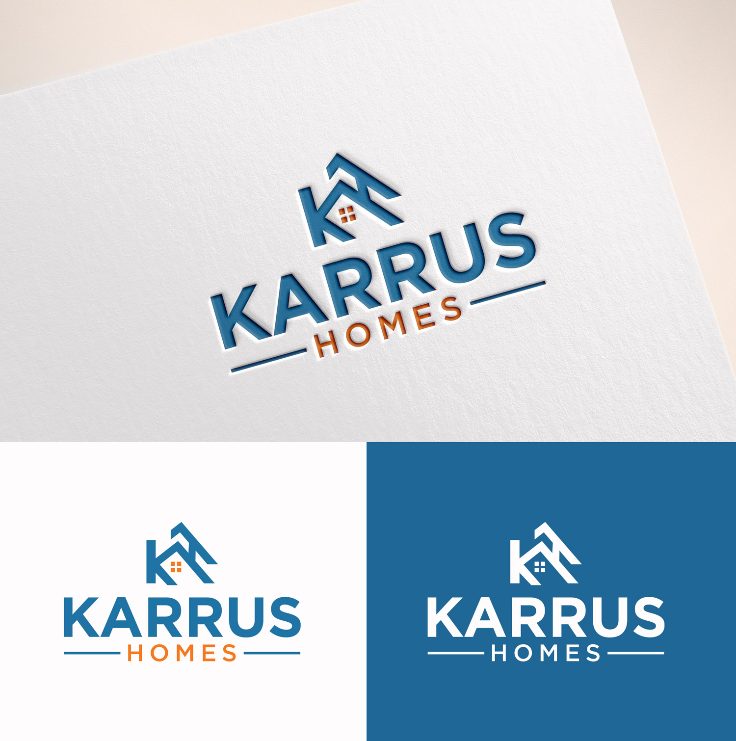 Logo Design by M Art & Design for Karrus Homes | Design #37789046