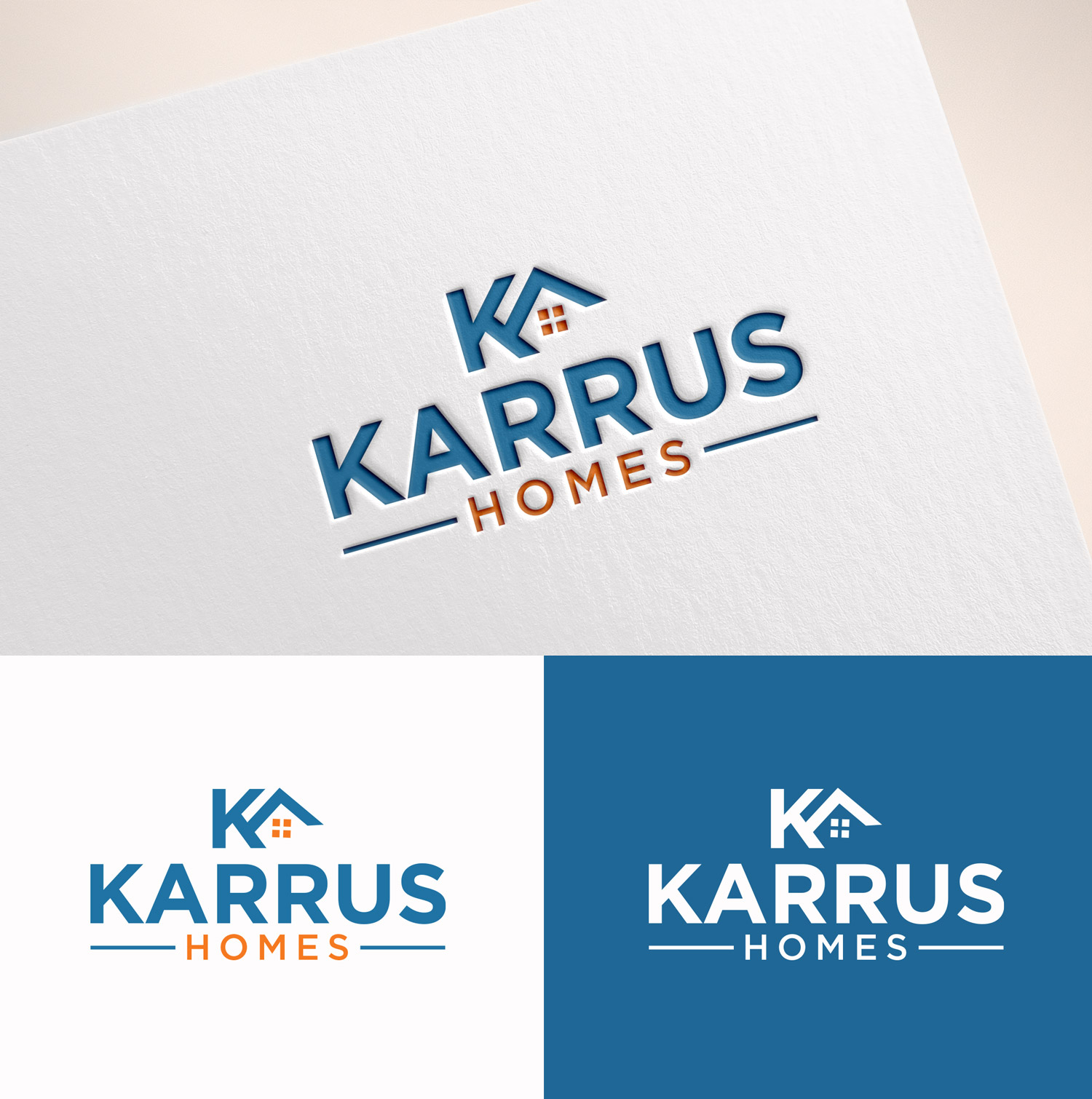 Logo Design by M Art & Design for Karrus Homes | Design #37789081