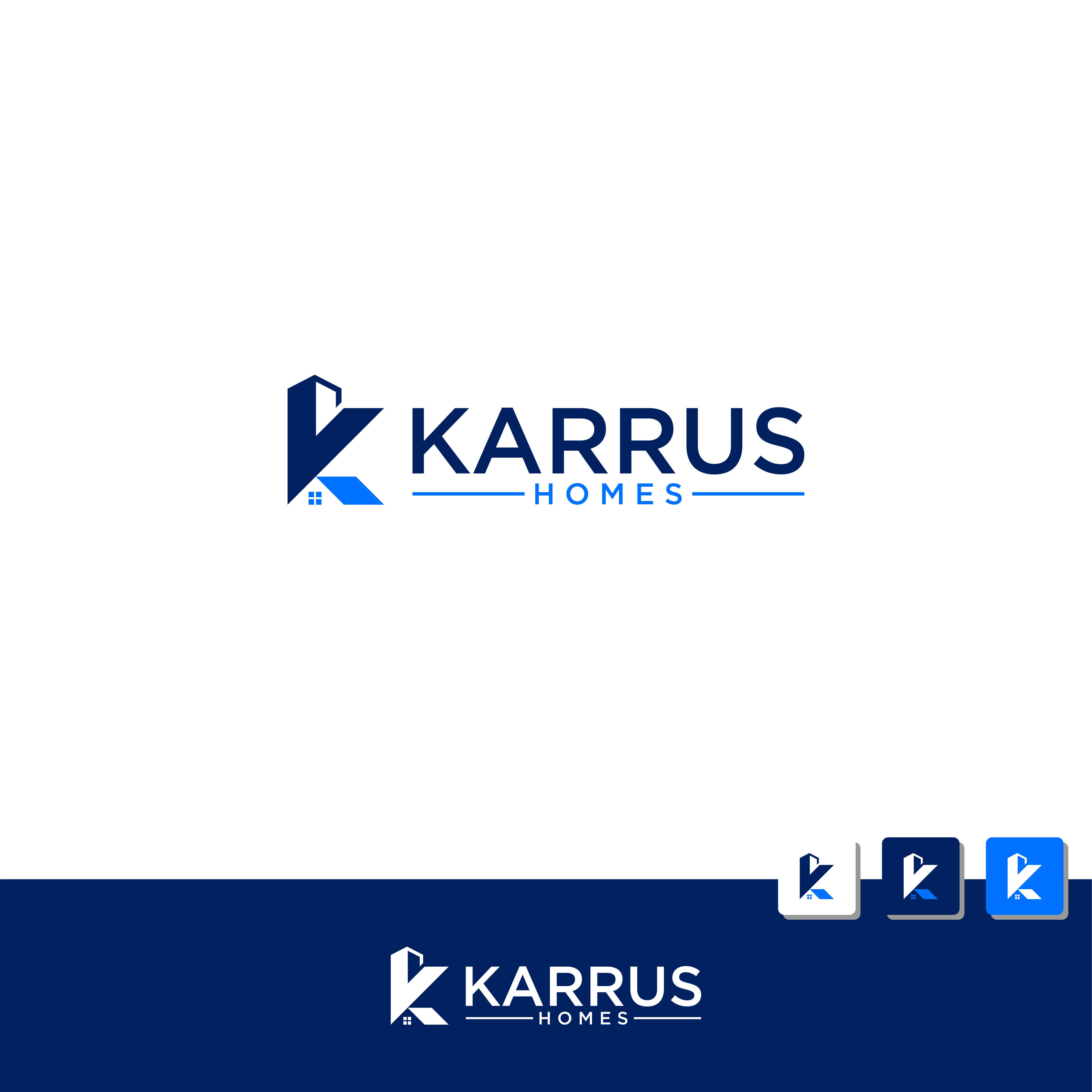 Logo Design by Sigeto for Karrus Homes | Design #37769781