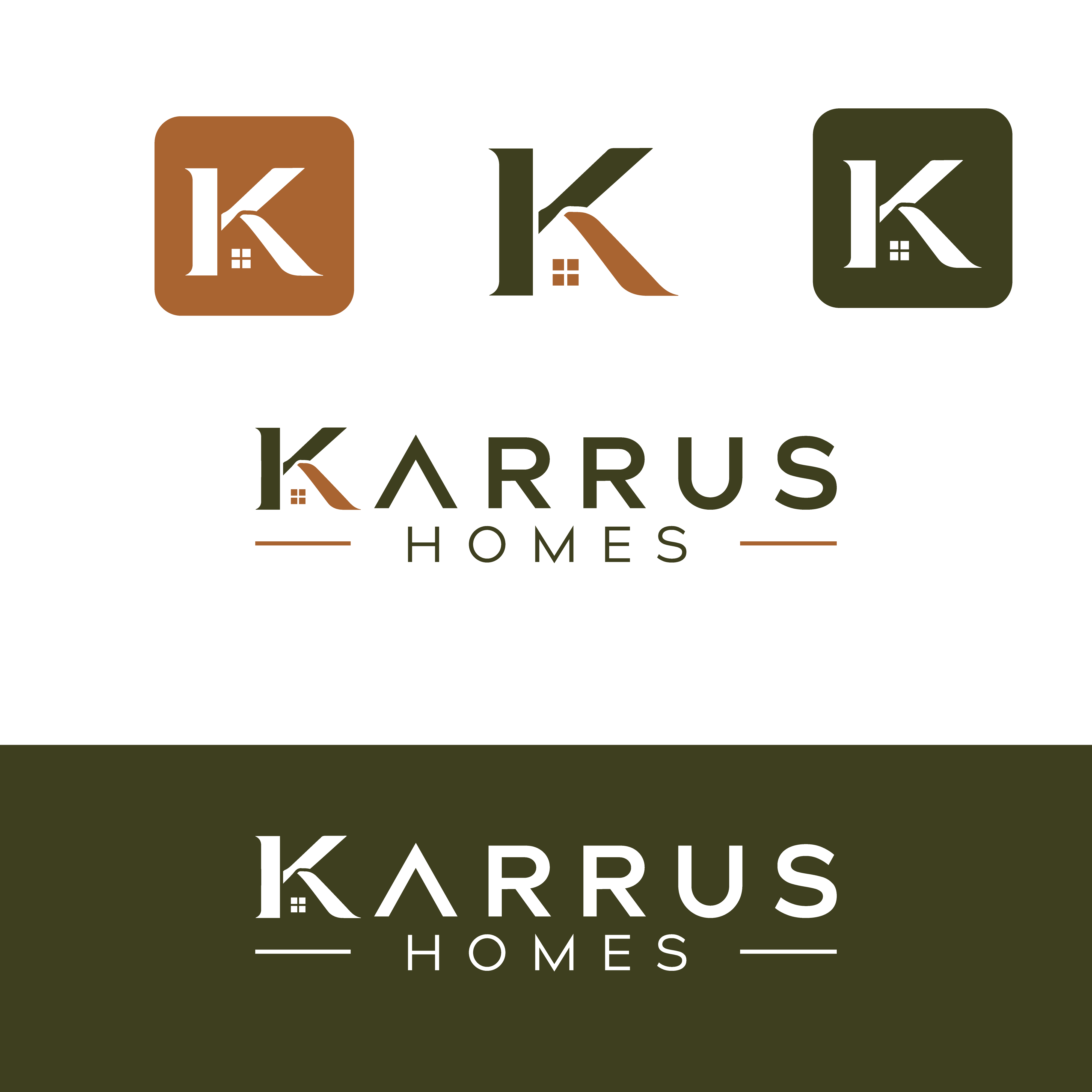 Logo Design by Casey Kelechi for Karrus Homes | Design #37769974
