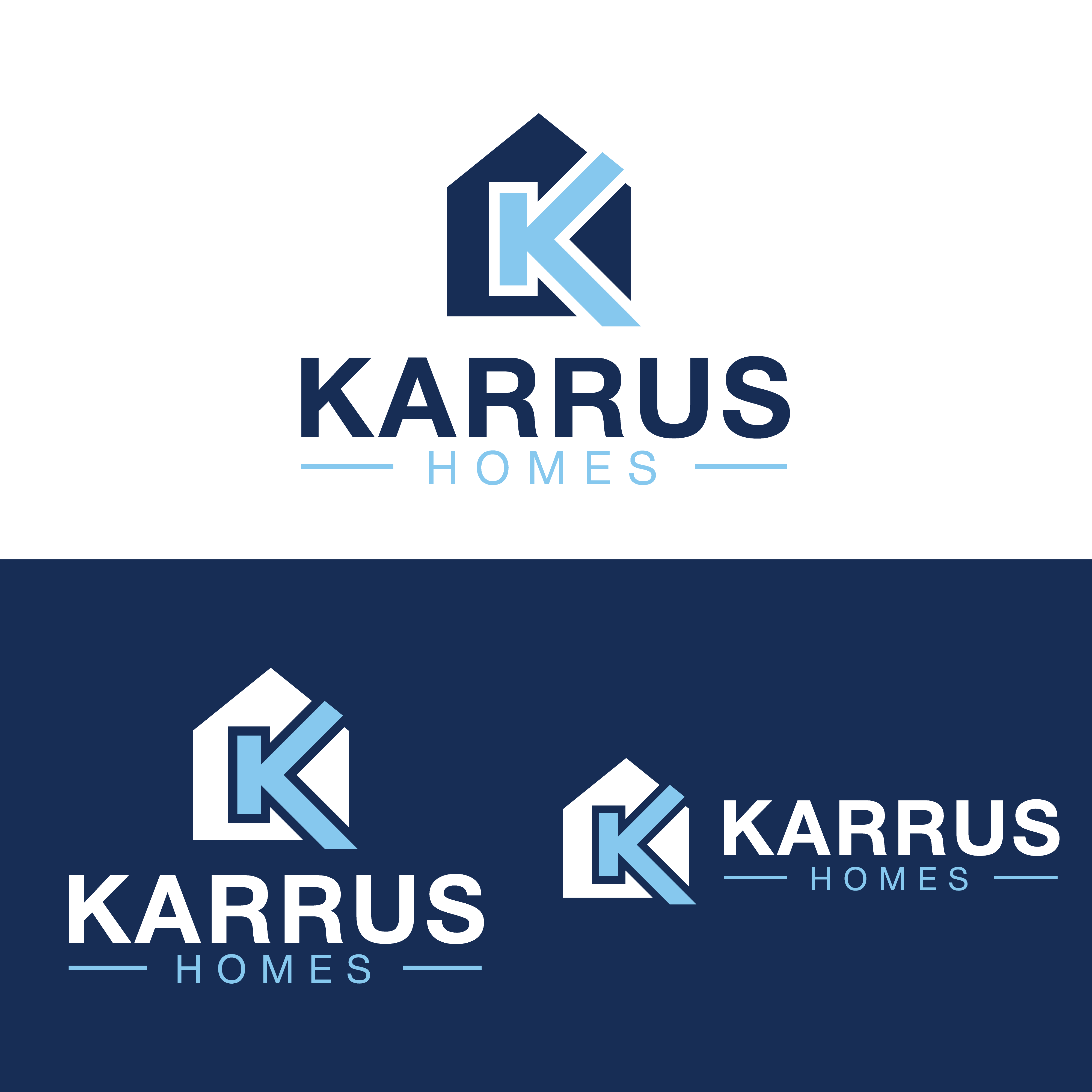 Logo Design by Casey Kelechi for Karrus Homes | Design #37796488