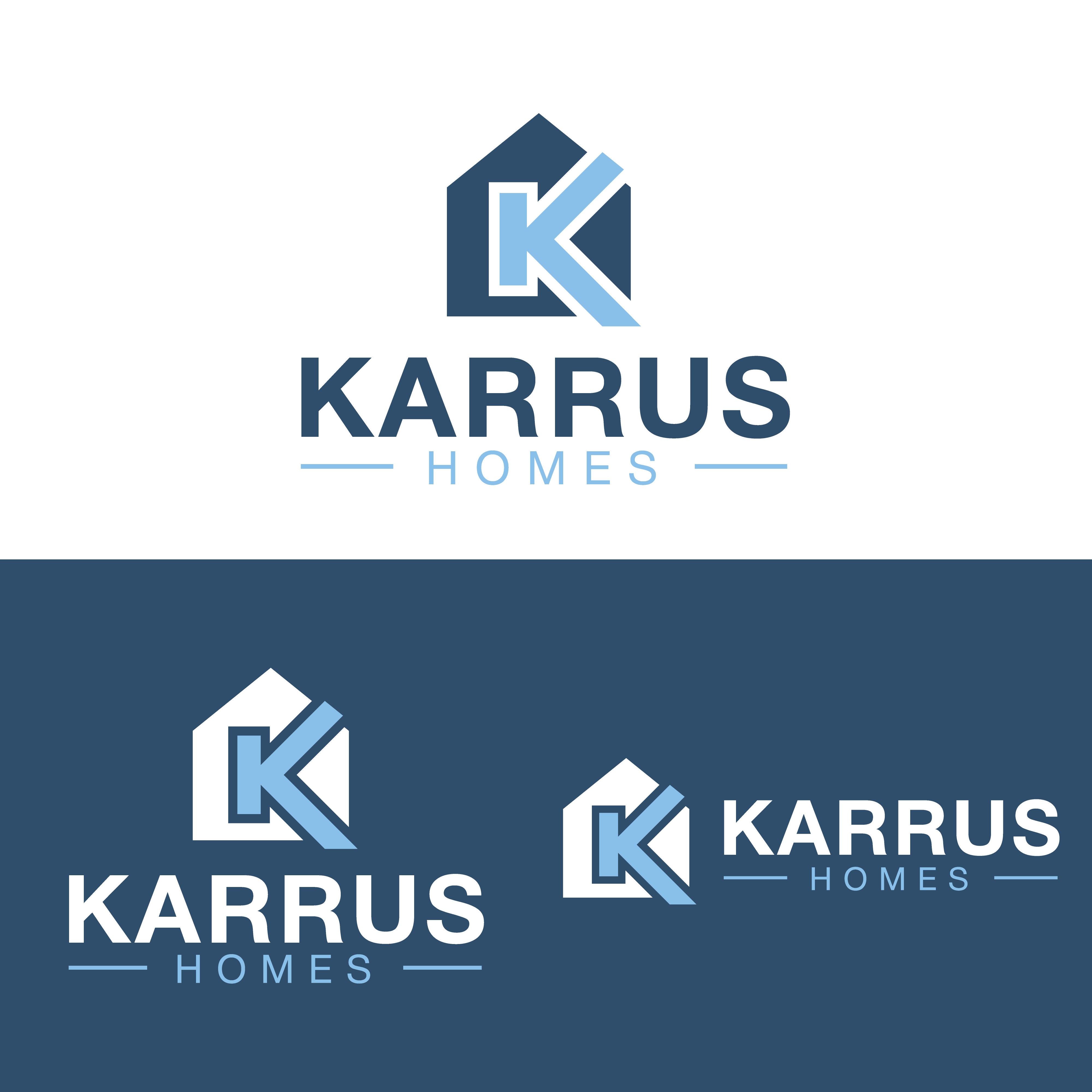 Logo Design by Casey Kelechi for Karrus Homes | Design #37796489