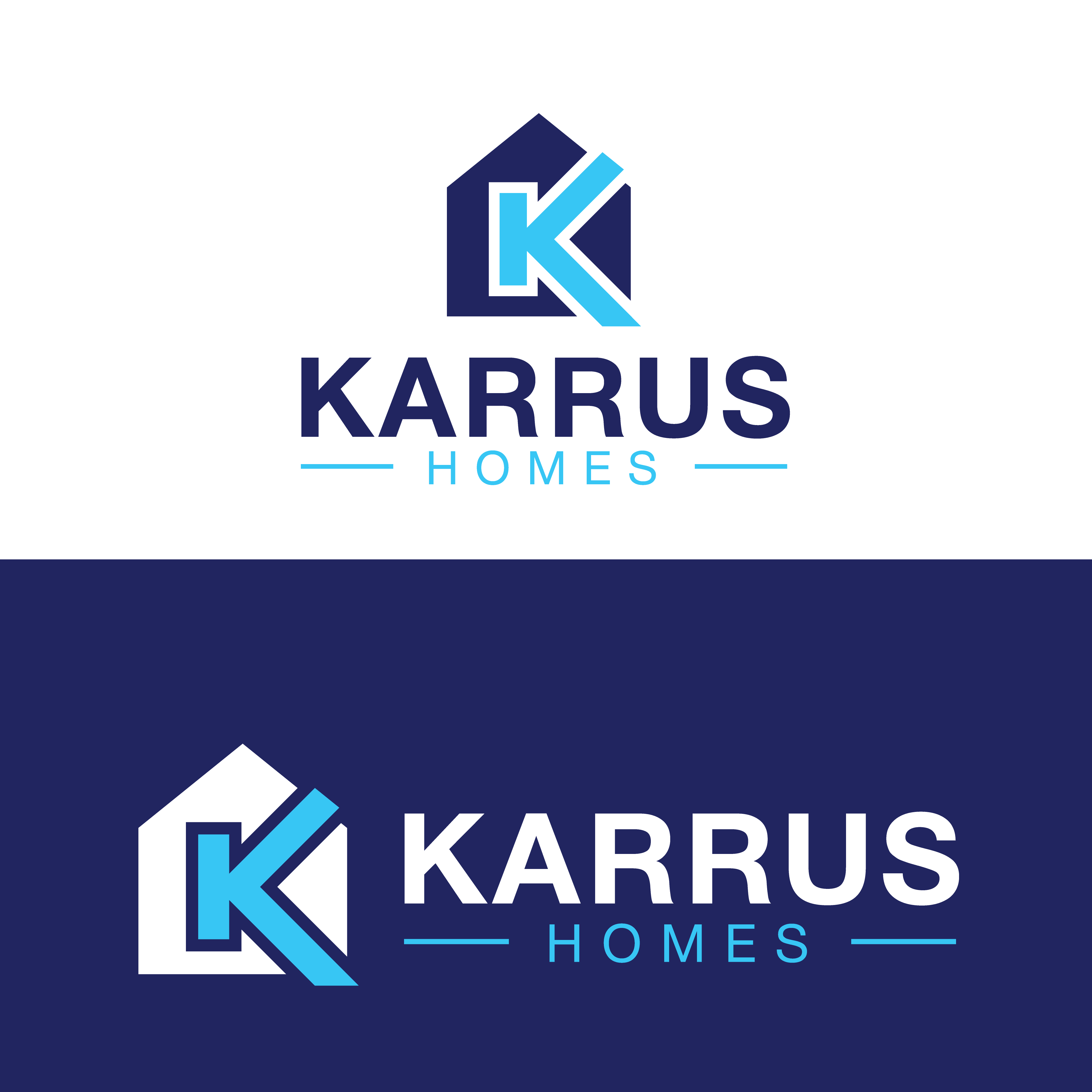 Logo Design by Casey Kelechi for Karrus Homes | Design #37796491