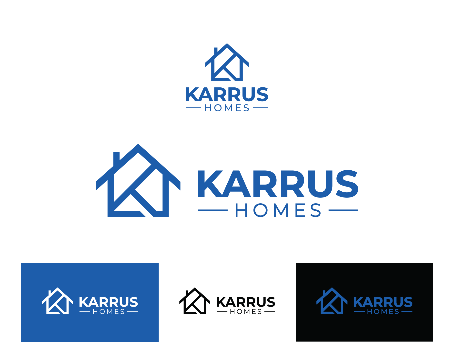 Logo Design by Bo3nk for Karrus Homes | Design #37772840