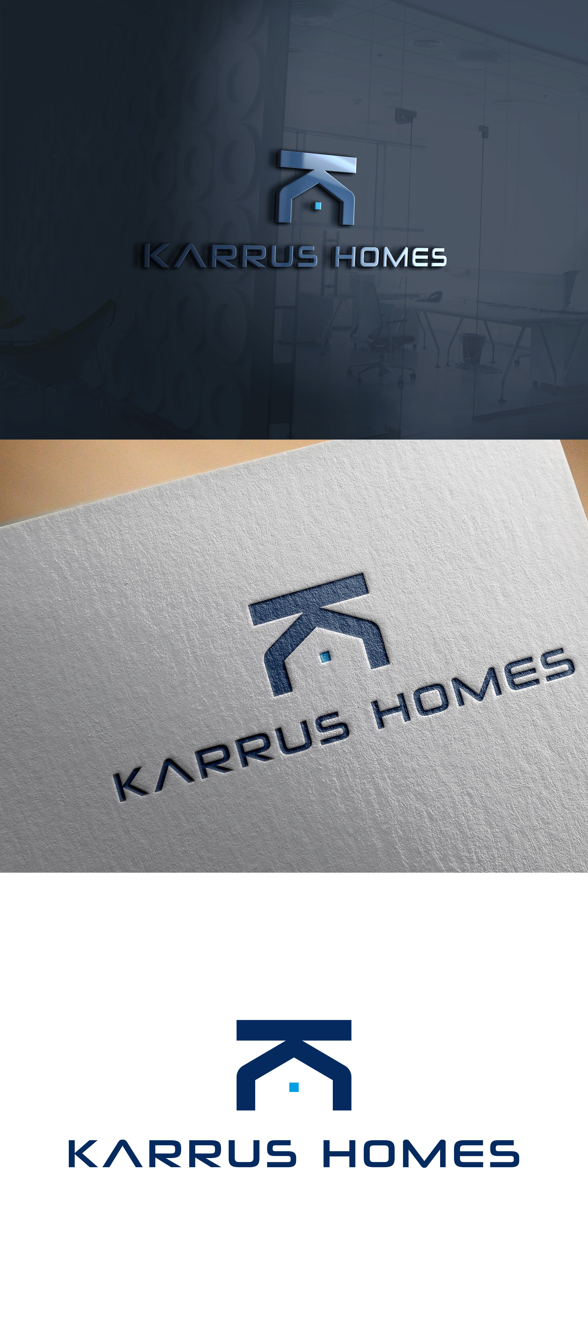 Logo Design by ddog for Karrus Homes | Design #37769232