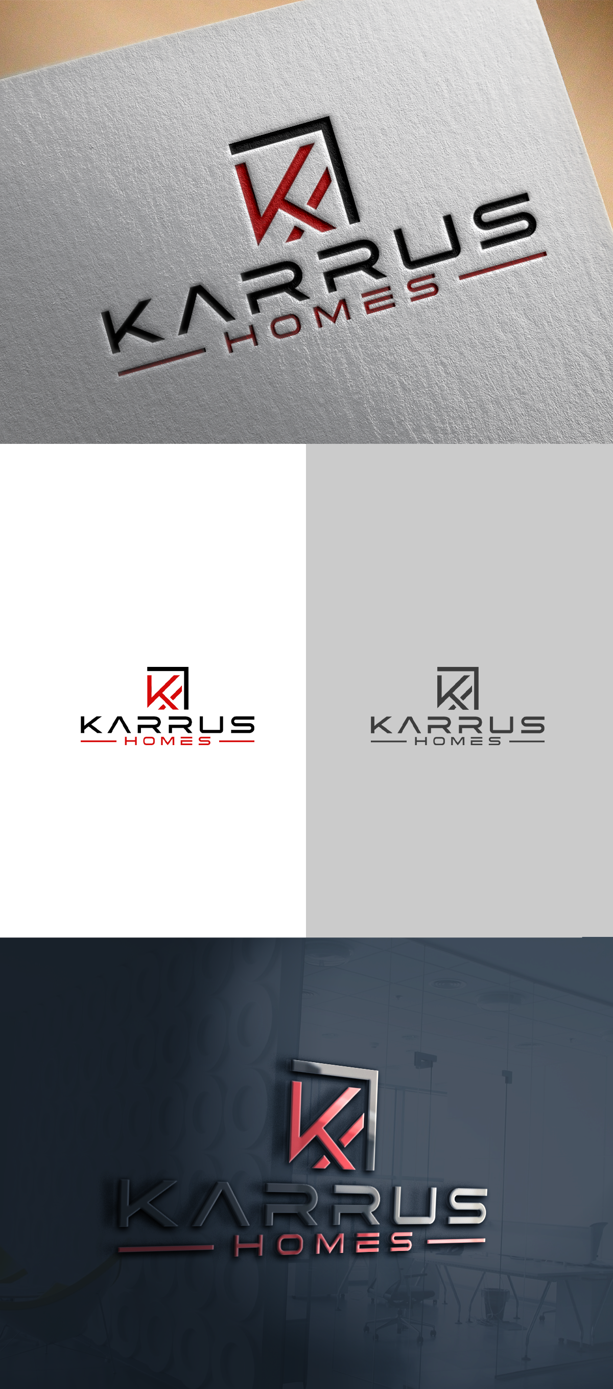 Logo Design by SANJU1 for Karrus Homes | Design #37777691
