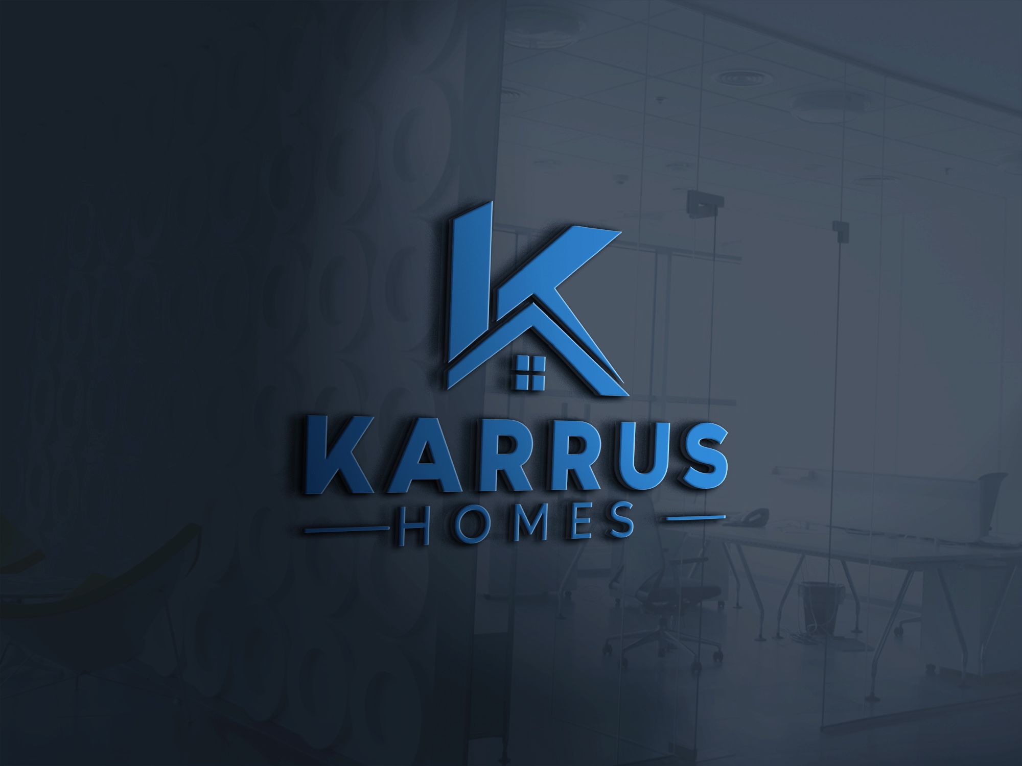 Logo Design by Pixel creative design for Karrus Homes | Design #37773001