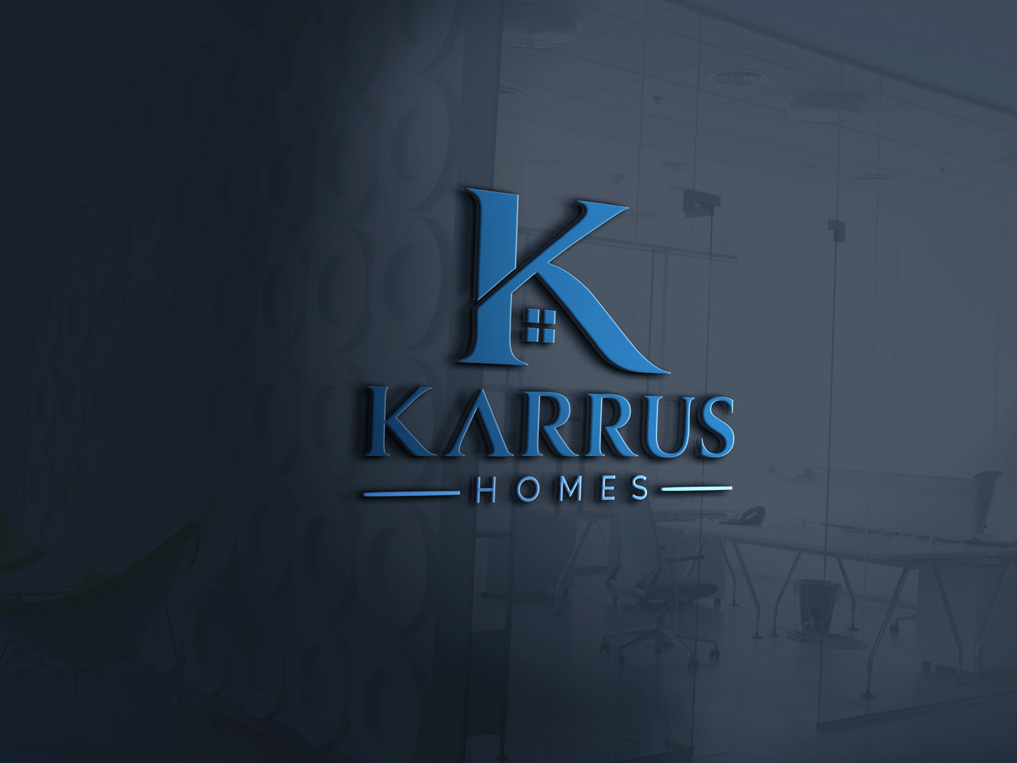 Logo Design by Pixel creative design for Karrus Homes | Design #37773039